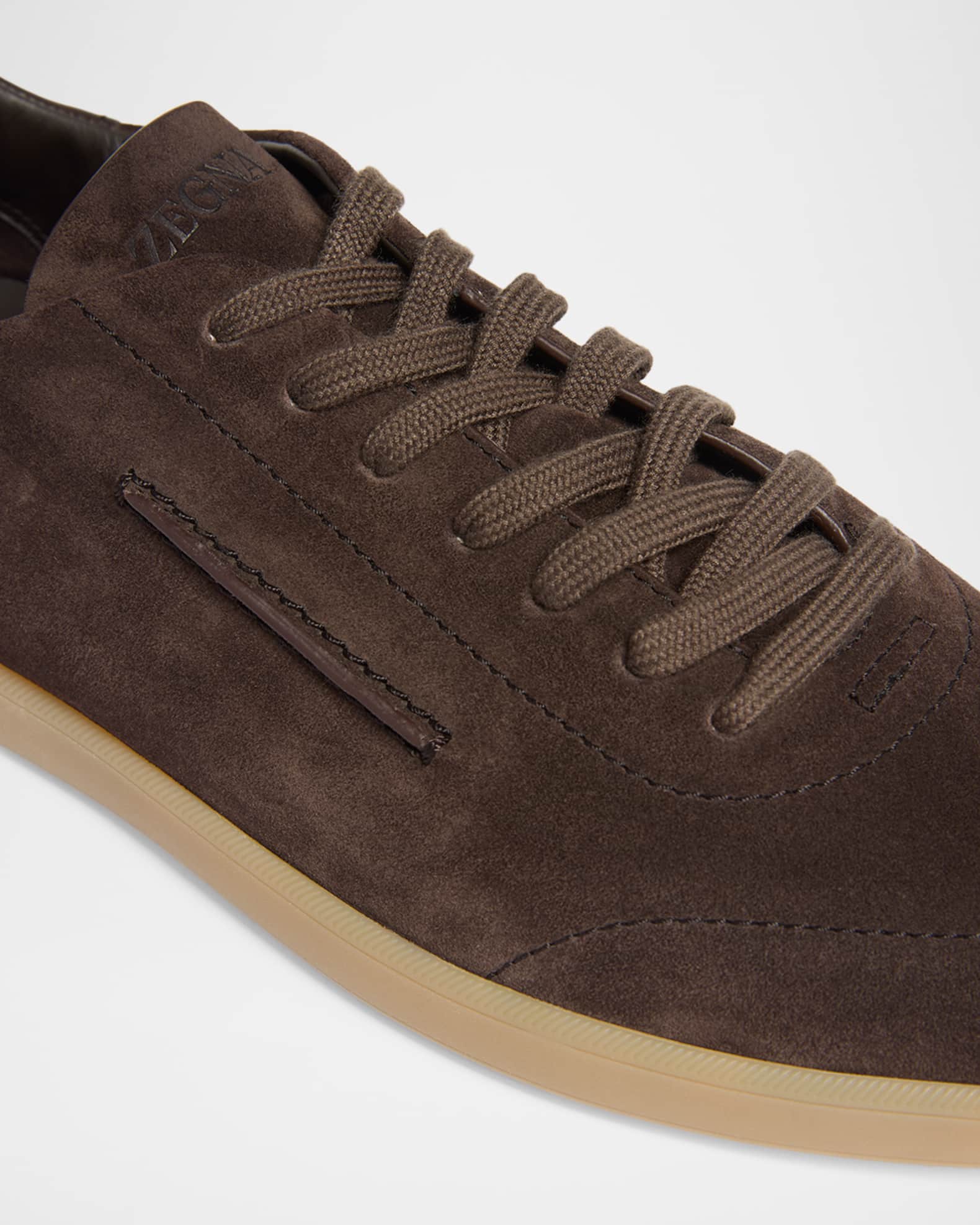 ZEGNA Men's 232 Suede Low-Top Sneakers | Neiman Marcus