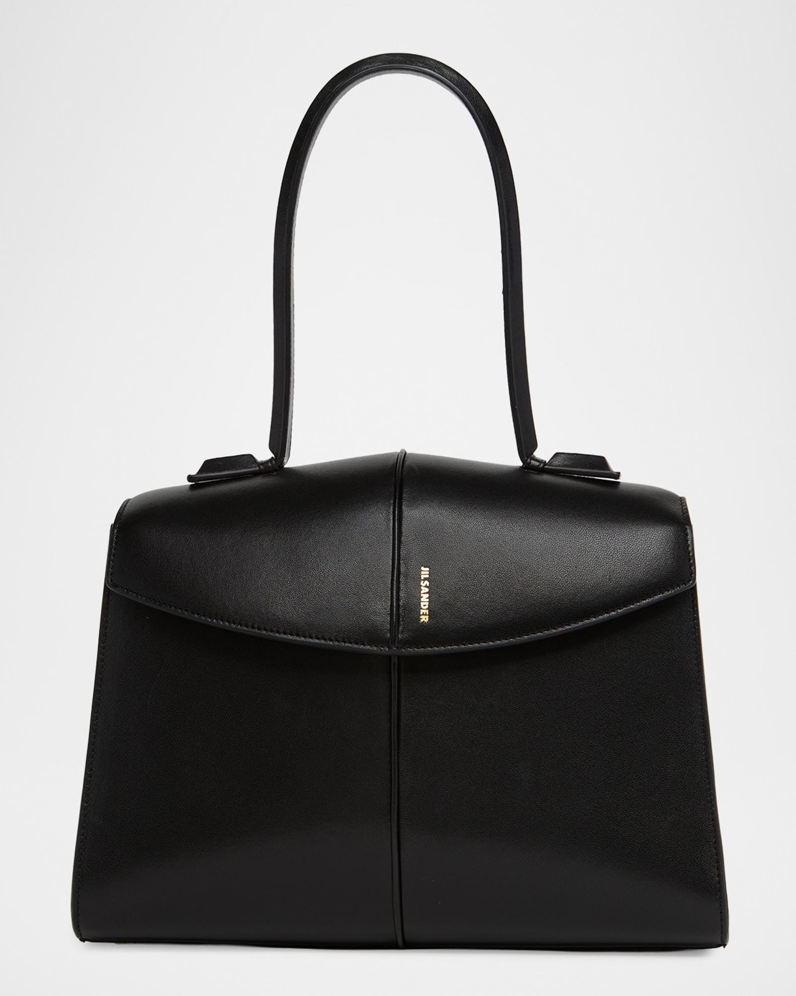 JIL SANDER ハンドバッグ Jil Sander Linea Leather Top-Handle Bag | Neiman Marcus
