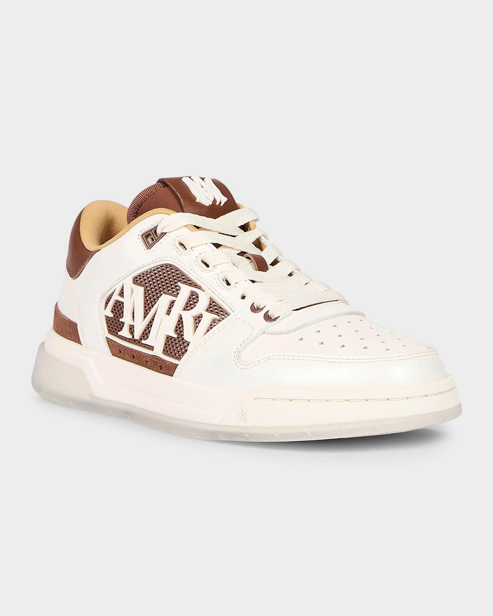 Amiri Men's Pebbled Leather Classic Low-Top Sneakers | Neiman Marcus