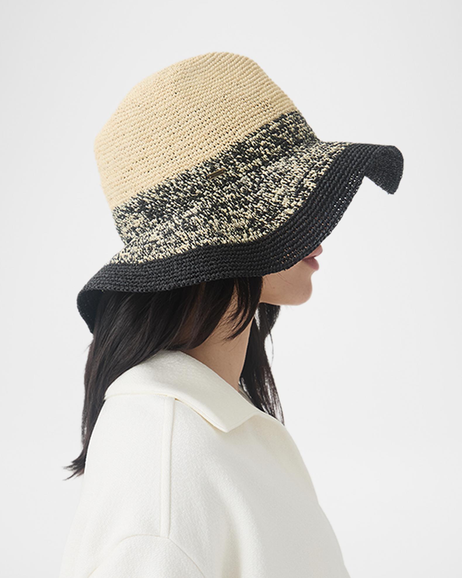 Eugenia Kim Lourdes Two-Tone Ombre Raffia Sun Hat | Neiman  display picture 1