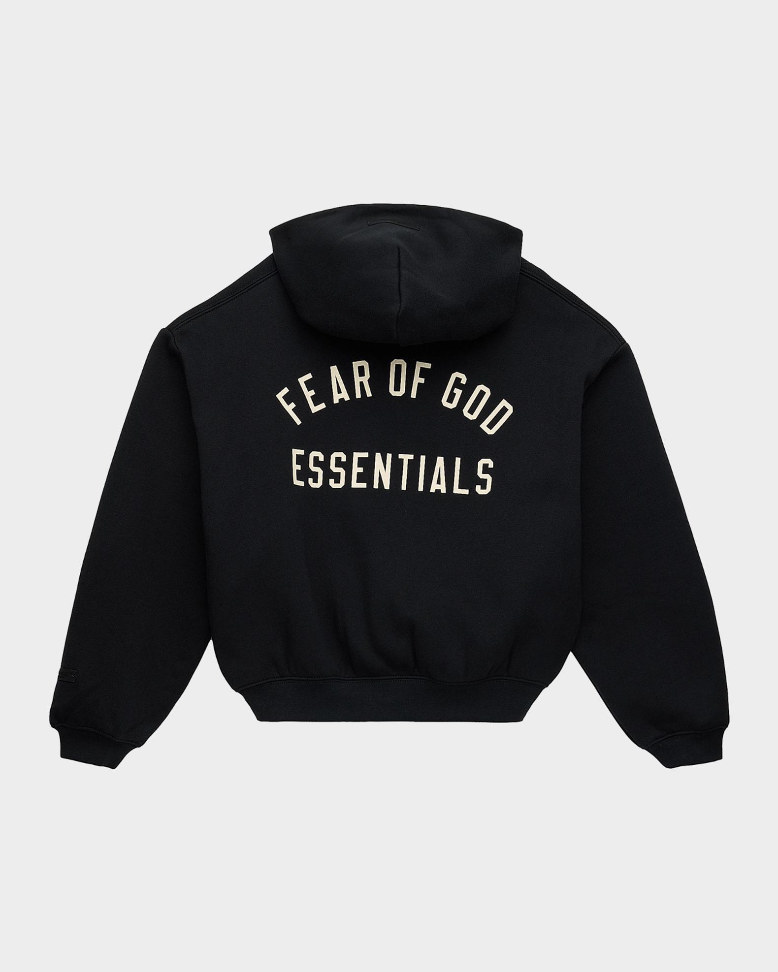 専用 Fear Of God Essentials Logo Hoodie Fear of God Essentials Kid's Logo Full-Zip Hoodie, Size 2-12