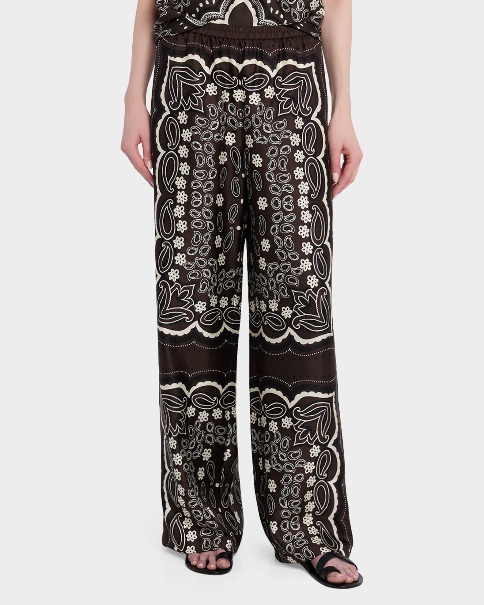 Nili Lotan Morgan Silk Pants | Neiman Marcus