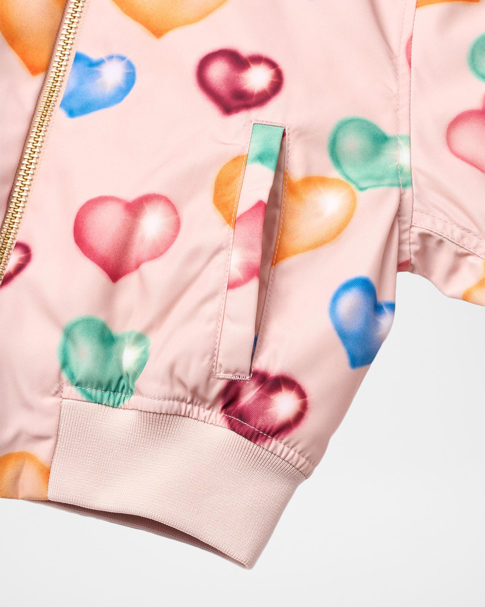 Molo Girl's Hedia Heart Bomber Jacket, Size 4-7 | Neiman Marcus