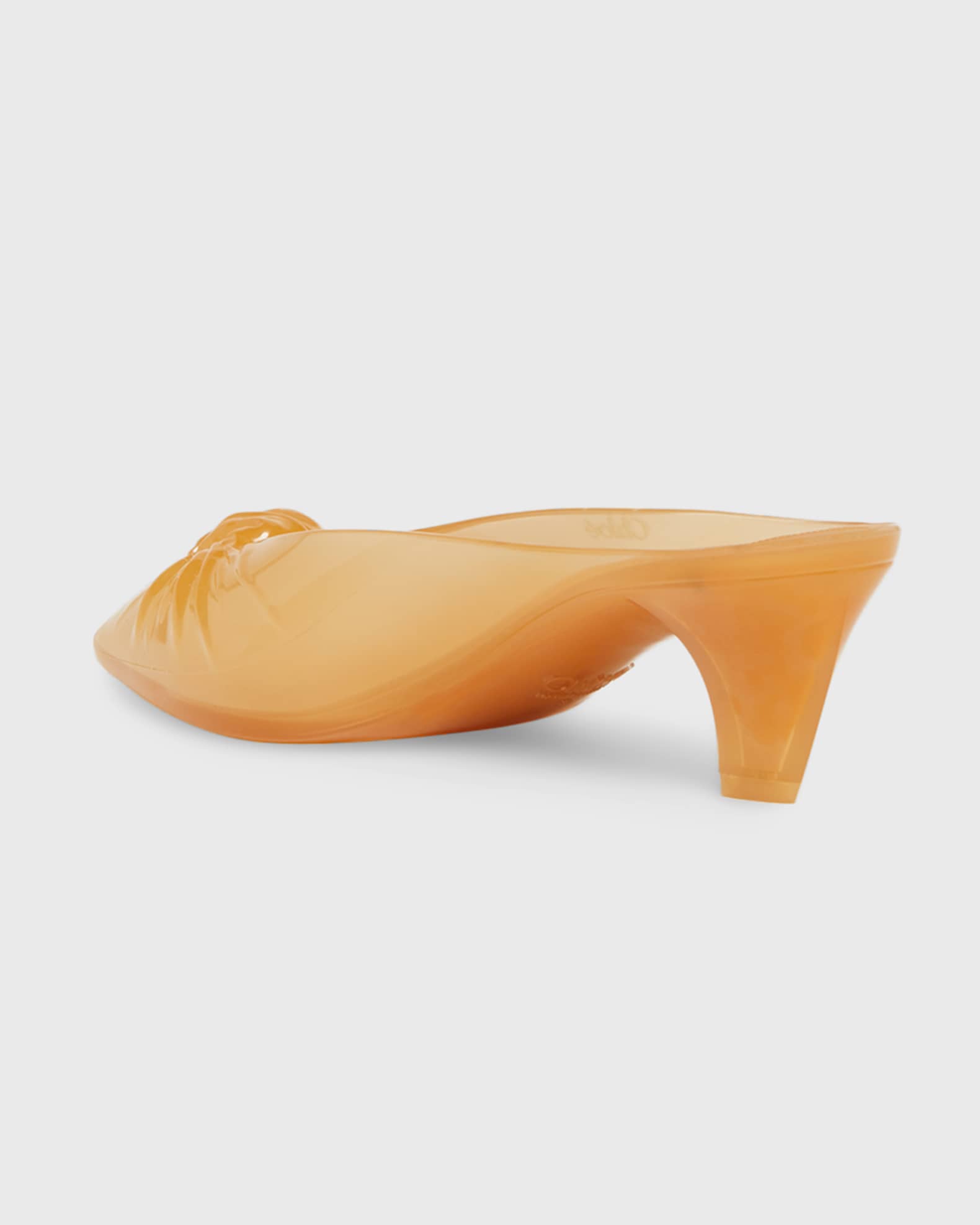 Chloe Knotted Jelly Mules | Neiman Marcus