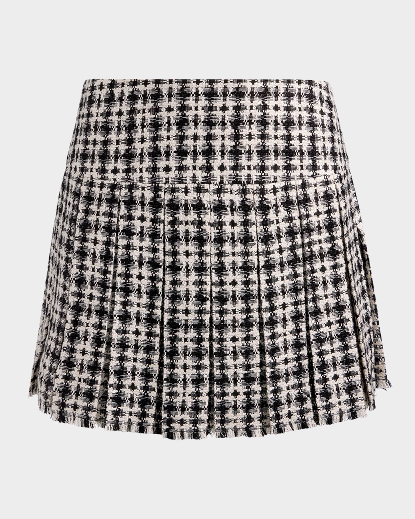 ALICE + OLIVIA Emilie Tweed Mini Skirt | Neiman Marcus