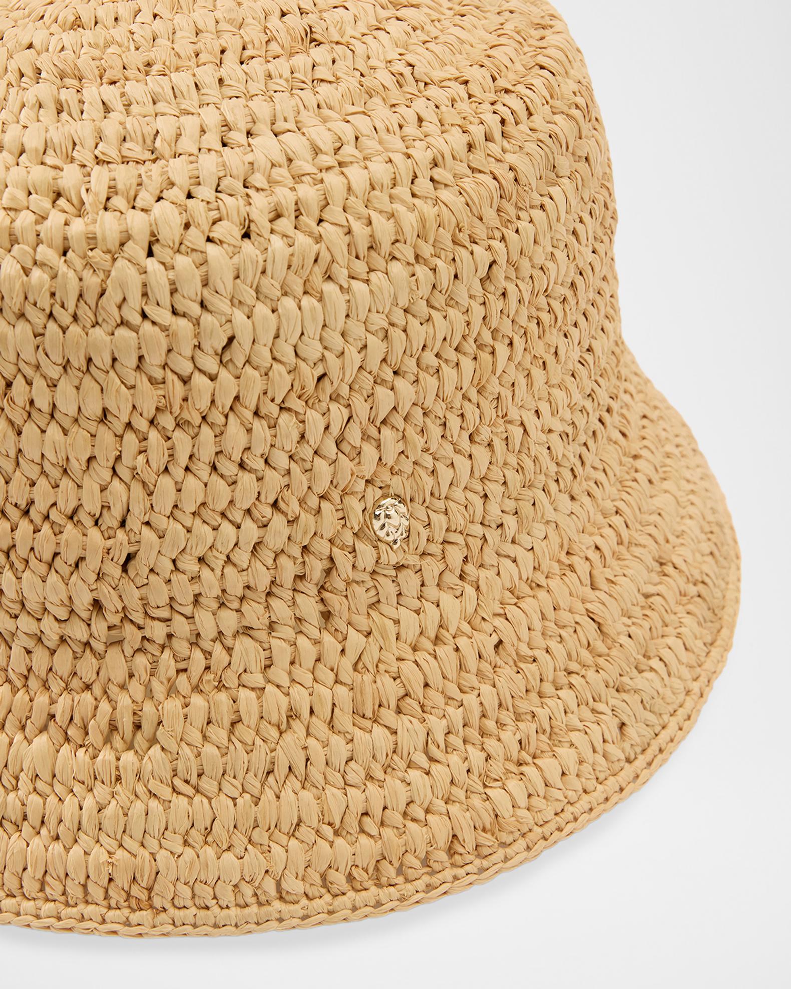 Helen Kaminski Chaturi Raffia Crochet Bucket Hat | Neiman Marcus