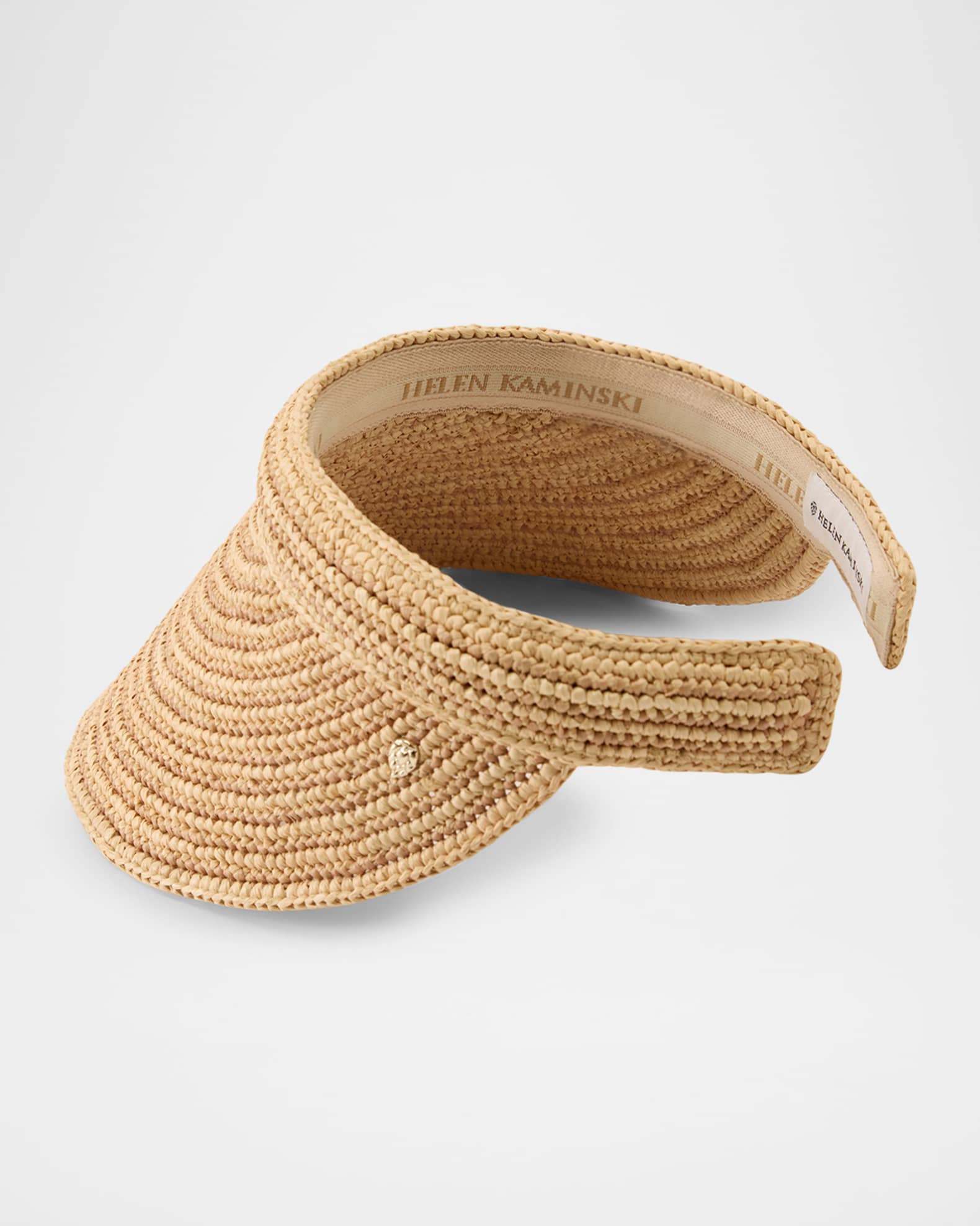 HELEN KAMINSKI ベージュ　ラフィア Helen Kaminski Sunlee Raffia Visor | Neiman Marcus
