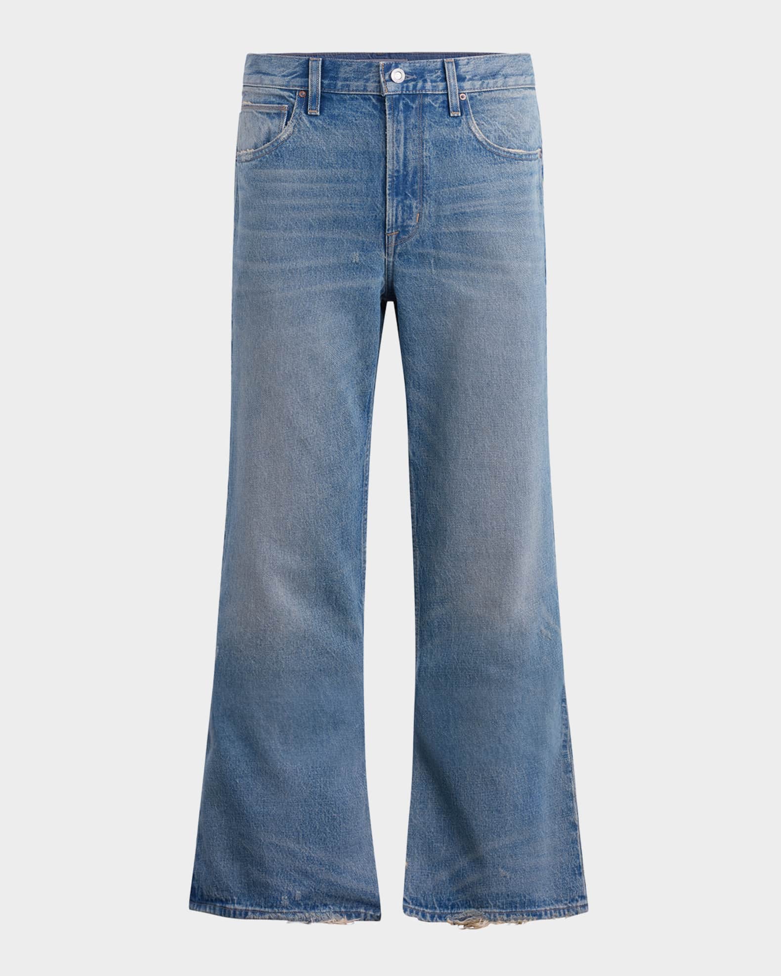 Hudson Men's Hendrix Relaxed Fit Flare Jeans | Neiman Marcus