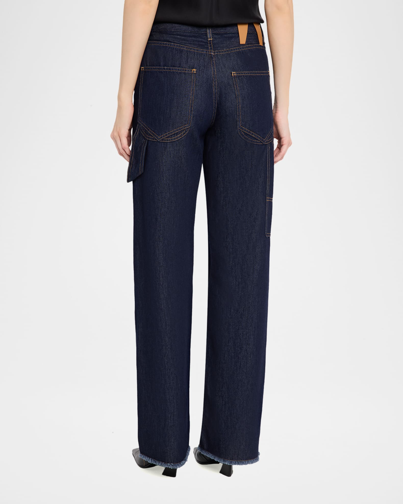 DARKPARK Lara Relaxed-Fit Carpenter Jeans | Neiman Marcus