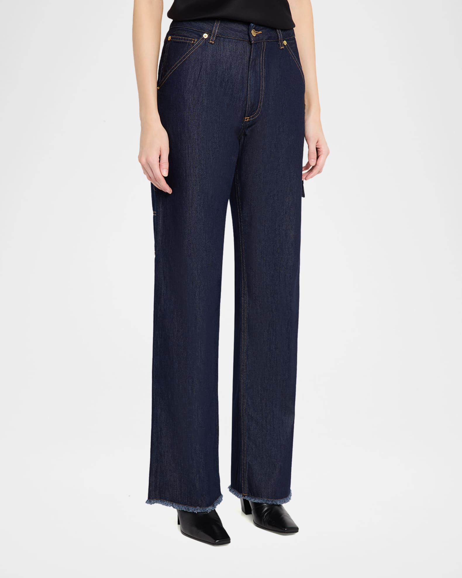 DARKPARK Lara Relaxed-Fit Carpenter Jeans | Neiman Marcus