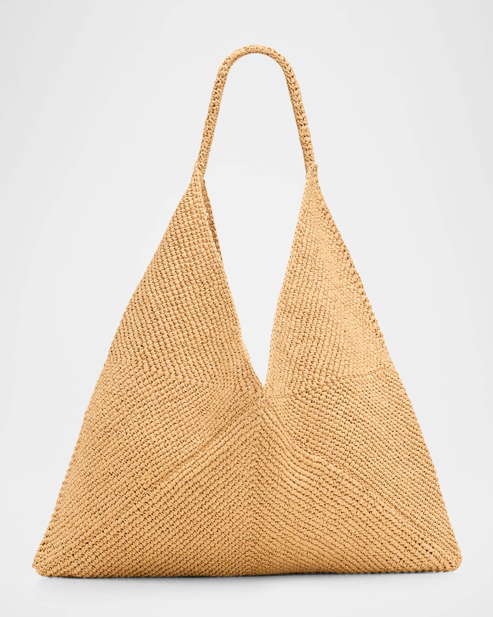 A.L.C. Sid Raffia Shoulder Bag | Neiman Marcus