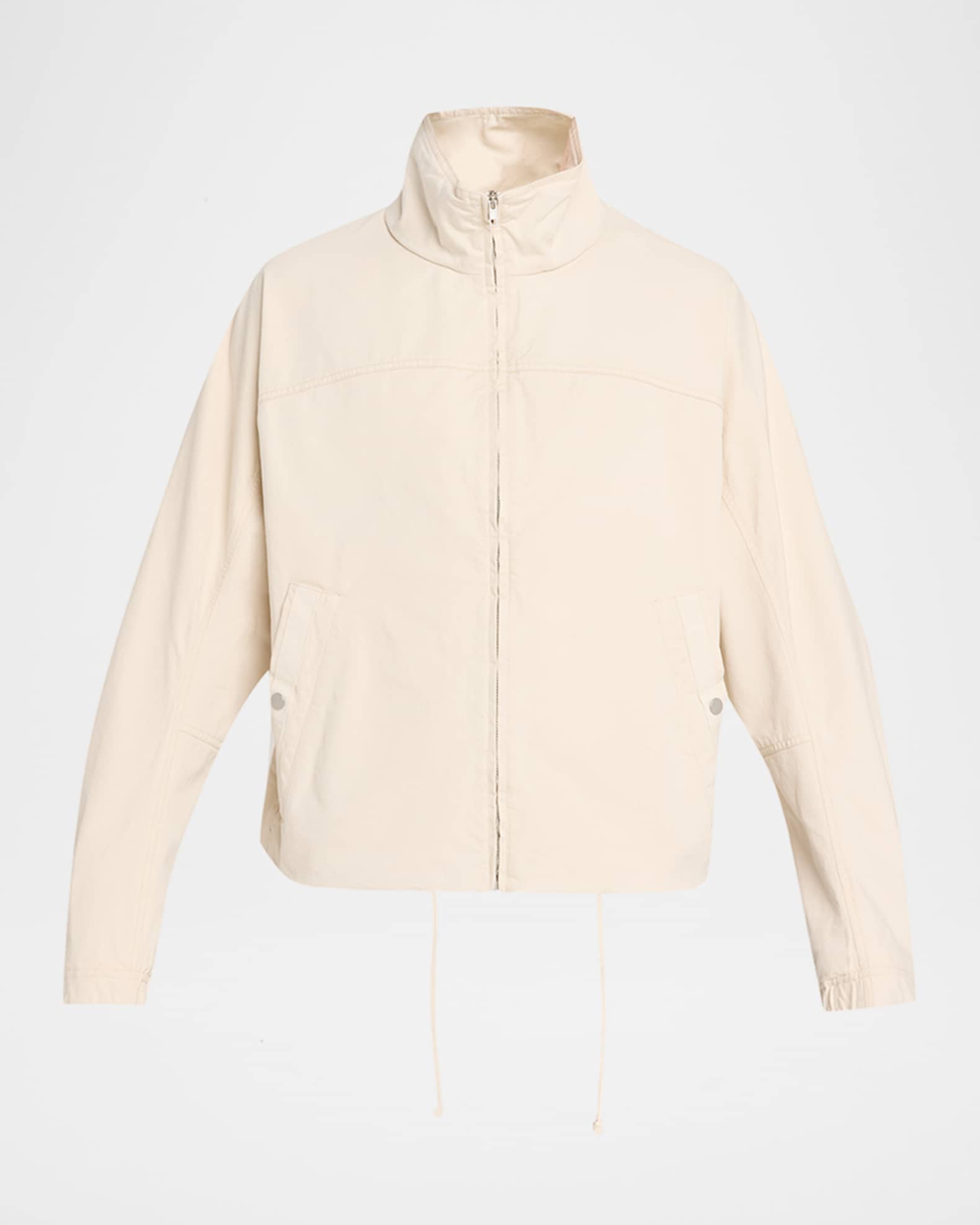 MORDECAI Men's Cotton Drill Stand-Collar Blouson Jacket | Neiman