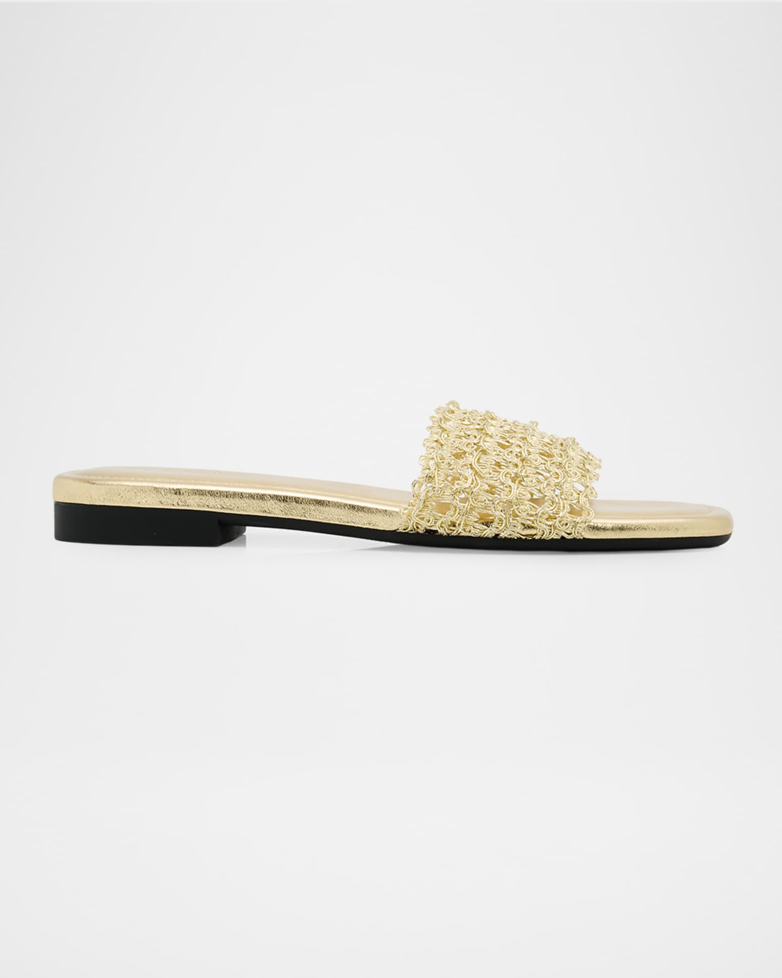 rag & bone ELLY ブラック フラットシューズ 39 Rag & Bone Ellie Flat Slide Sandals | Neiman Marcus