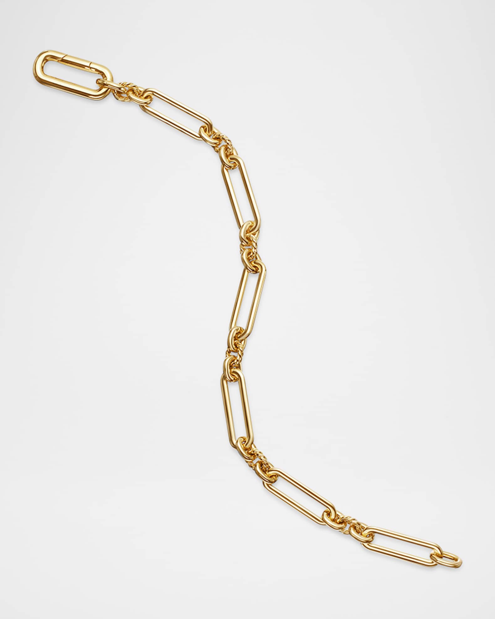 David Yurman Lexington Chain Bracelet in 18K Gold, 6.5mm | Neiman