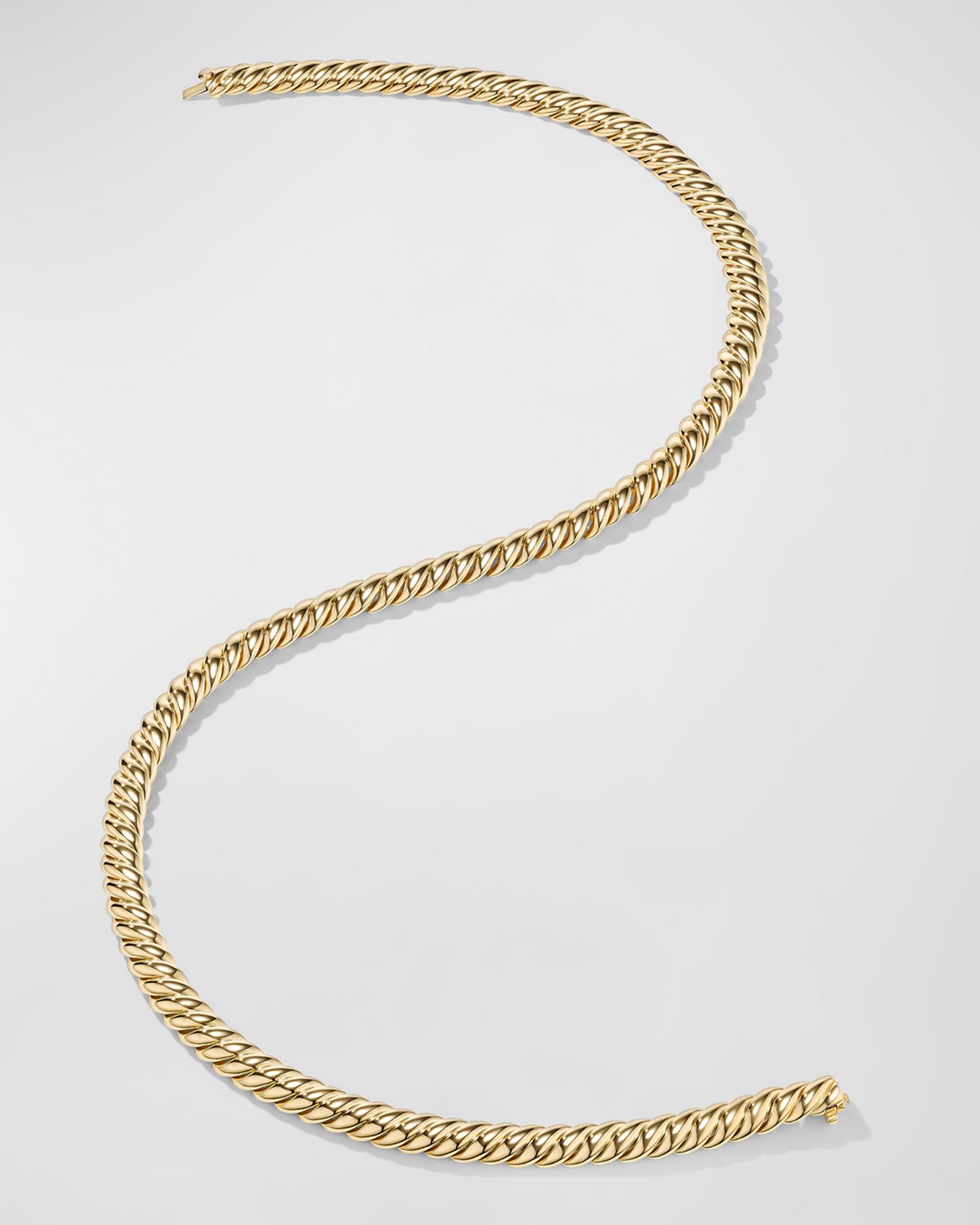 Sculpted Cable 3-Wrap Bracelet in 18K Gold | Neiman Marcus