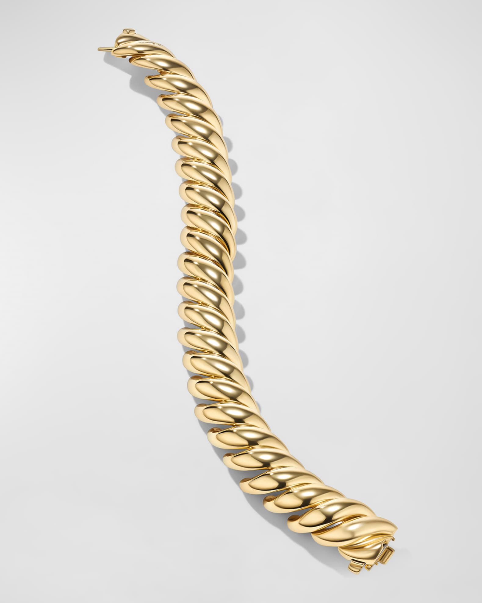Sculpted Cable Bracelet in 18K Gold | Neiman Marcus