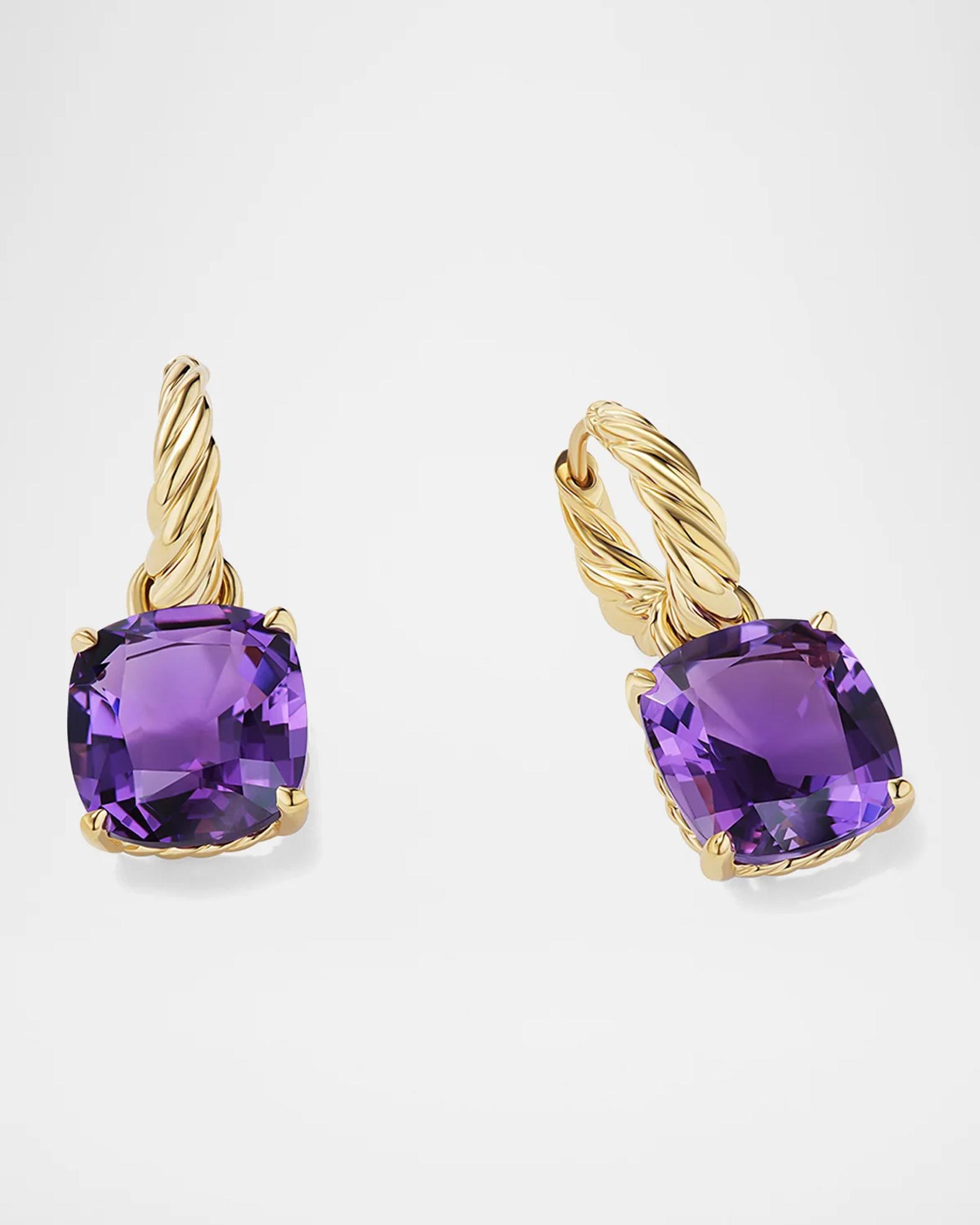 David Yurman Marbella Enhancer with Gemstones in 18K Gold, 12x11mm ...