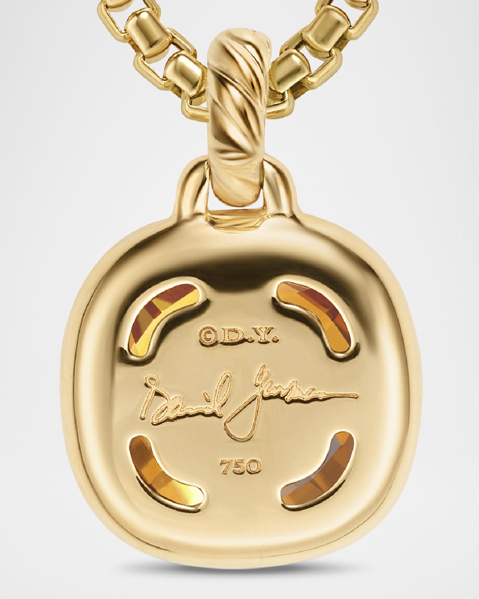 David Yurman Albion Enhancer with Gemstones and Diamonds in 18K Gold ...