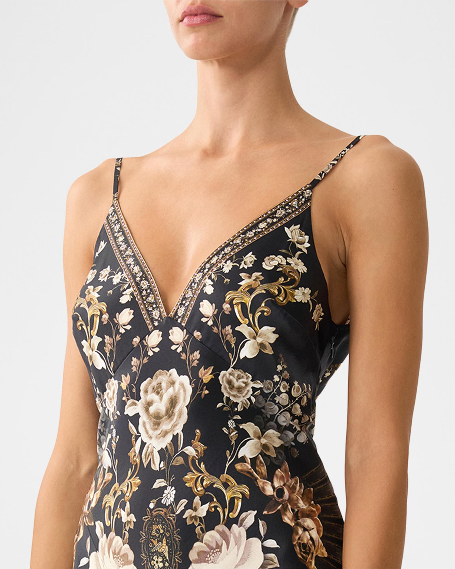 flamenco-hem asymmetrical midi dress BHLDN Flamenco-Hem Asymmetrical Midi Dress at MarketFair Shoppes in  Princeton, NJ