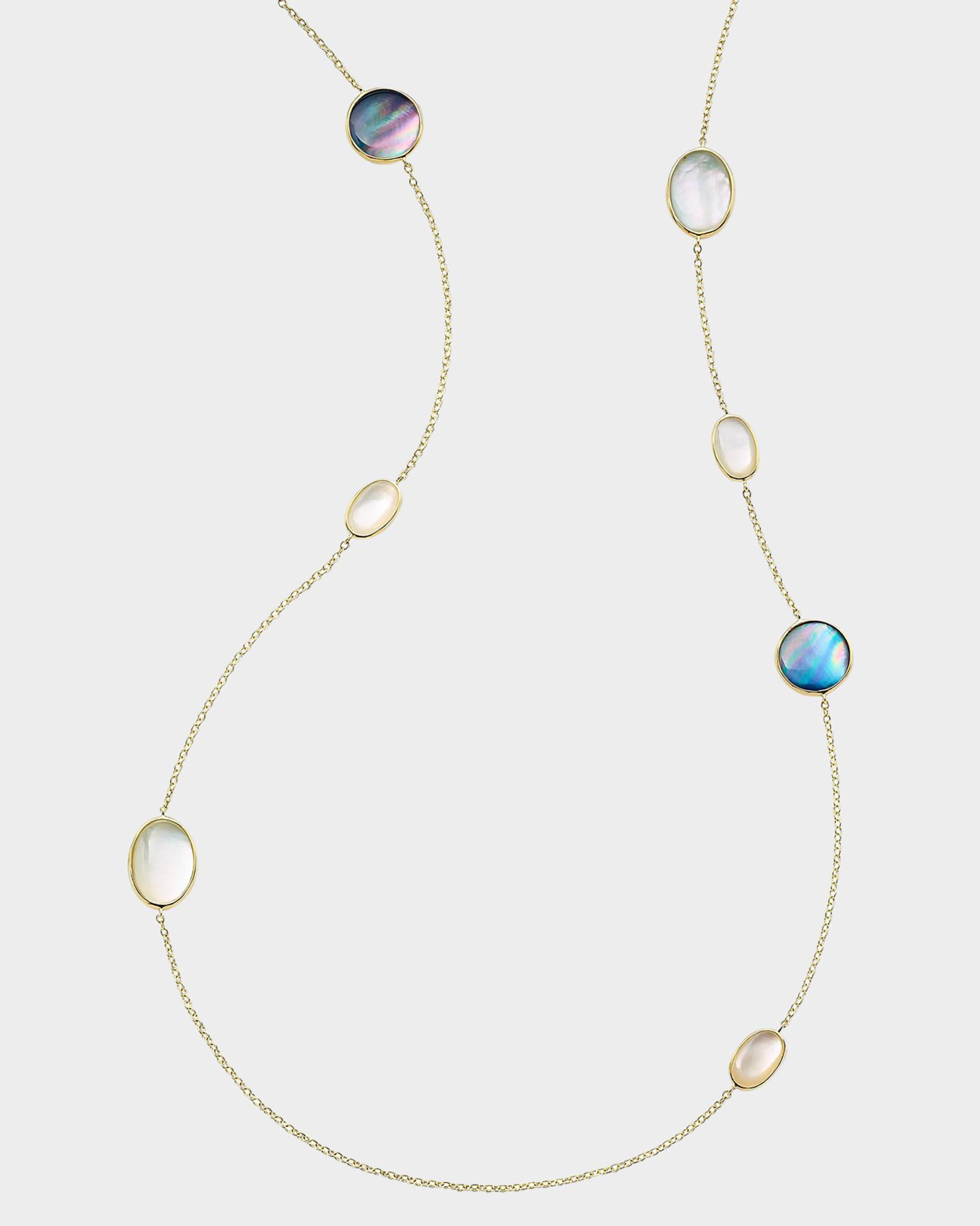 Ippolita 18K Rock Candy 18K Yellow Gold, Rock Crystal & Mother-Of-Pearl ...