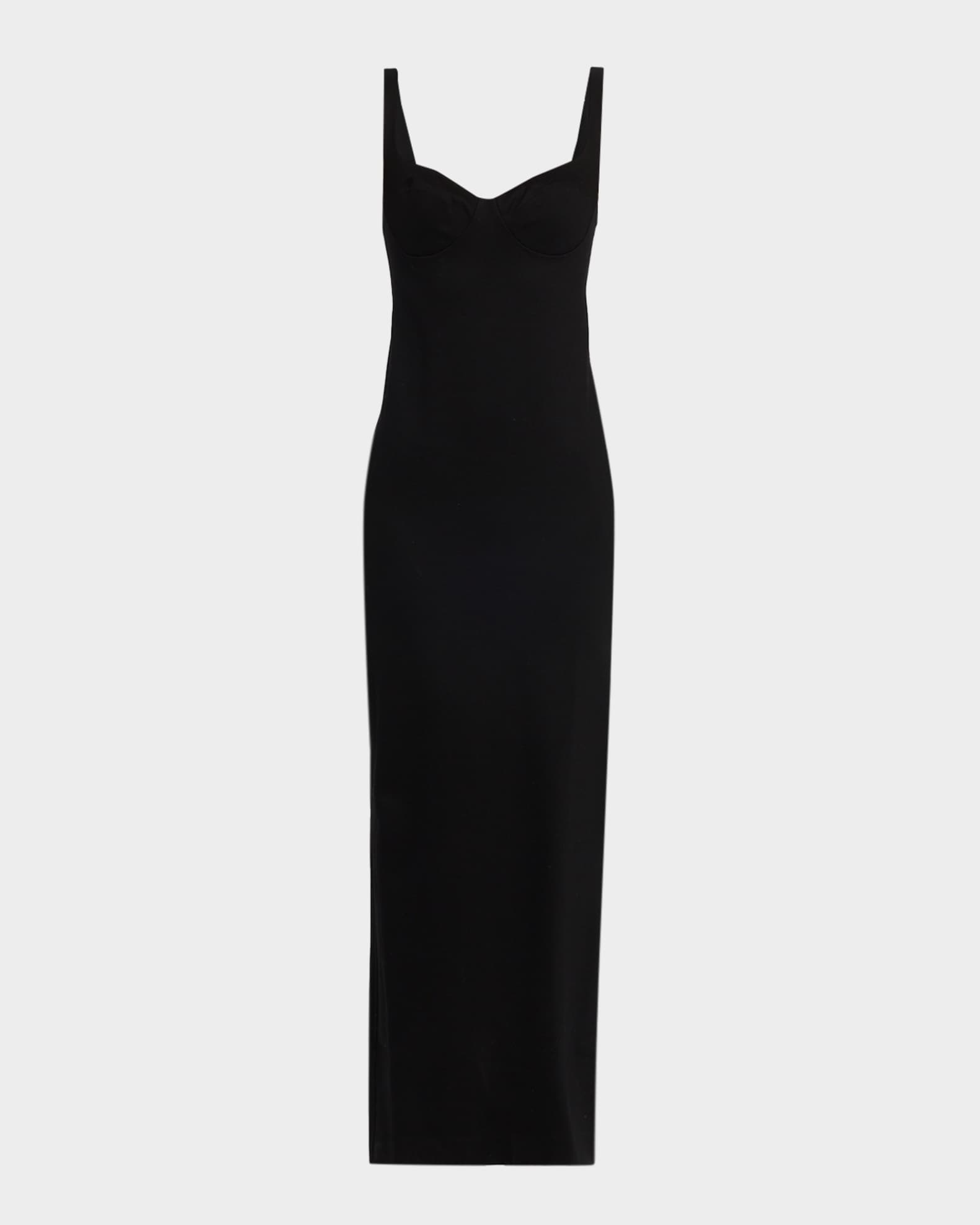SIMKHAI Cabot Sculpted Scuba Maxi Dress | Neiman Marcus