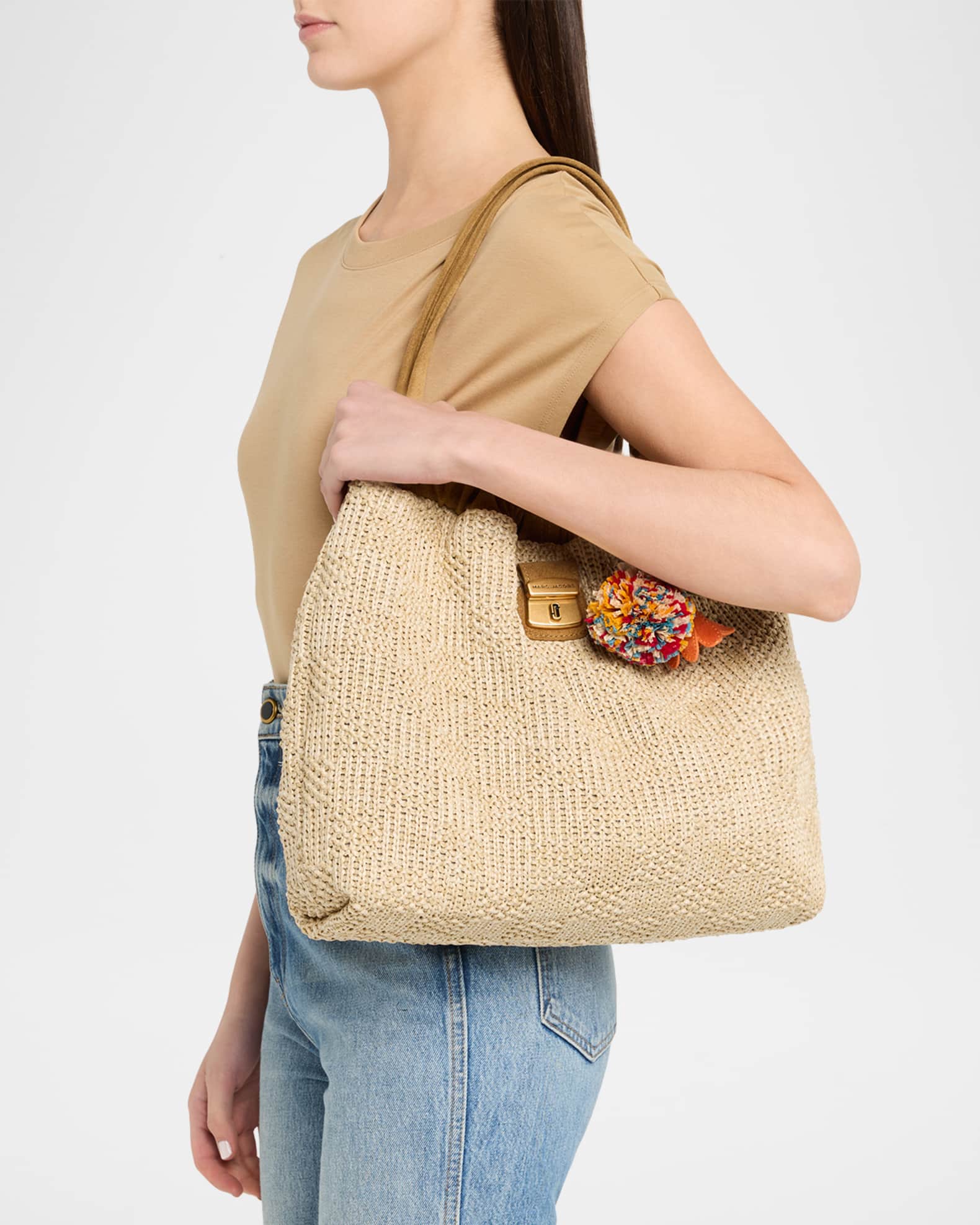 Marc Jacobs The Summer Woven Christina Tote Bag | Neiman Marcus