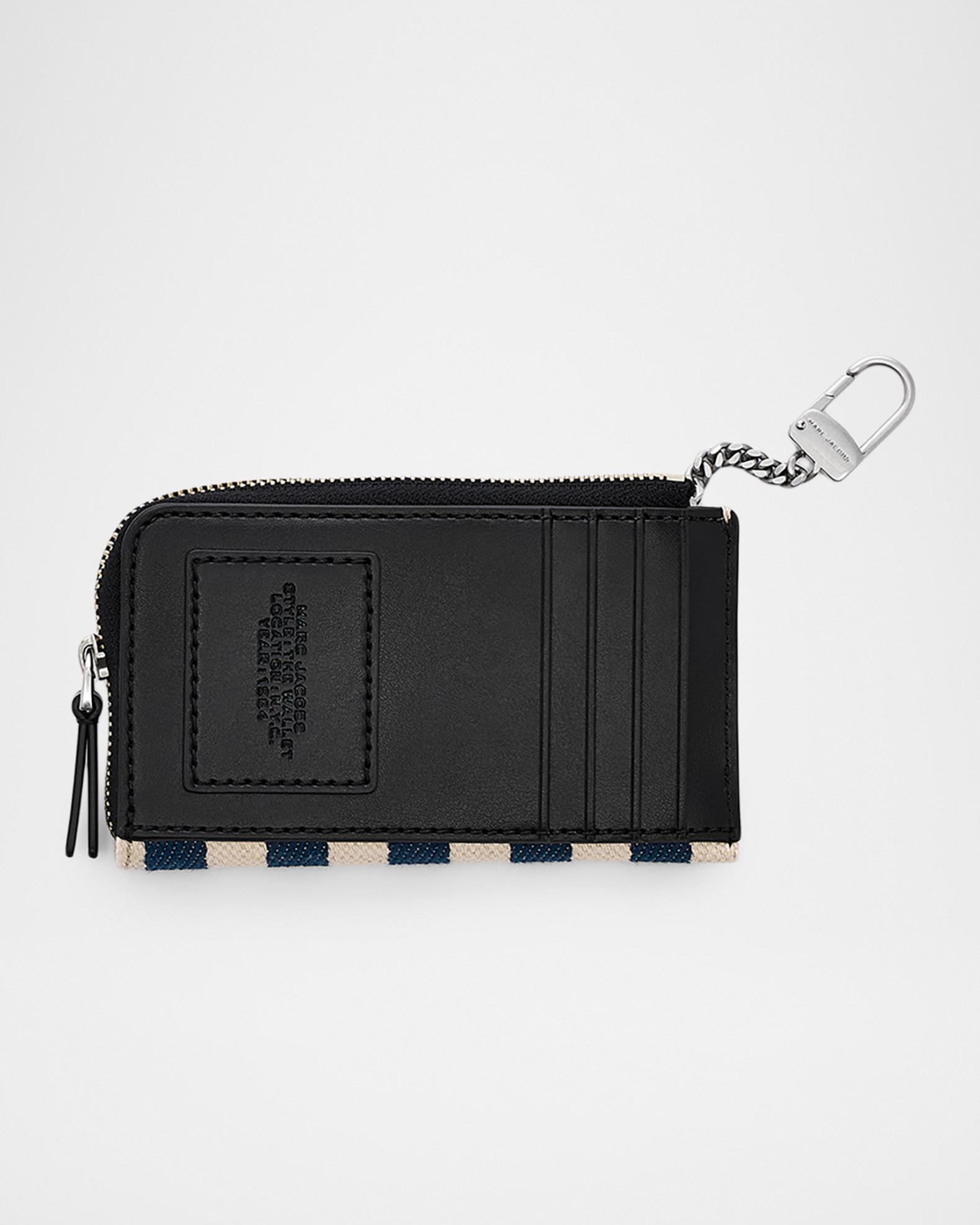 Marc Jacobs The Stripe Canvas Top Zip Multi Wallet | Neiman Marcus
