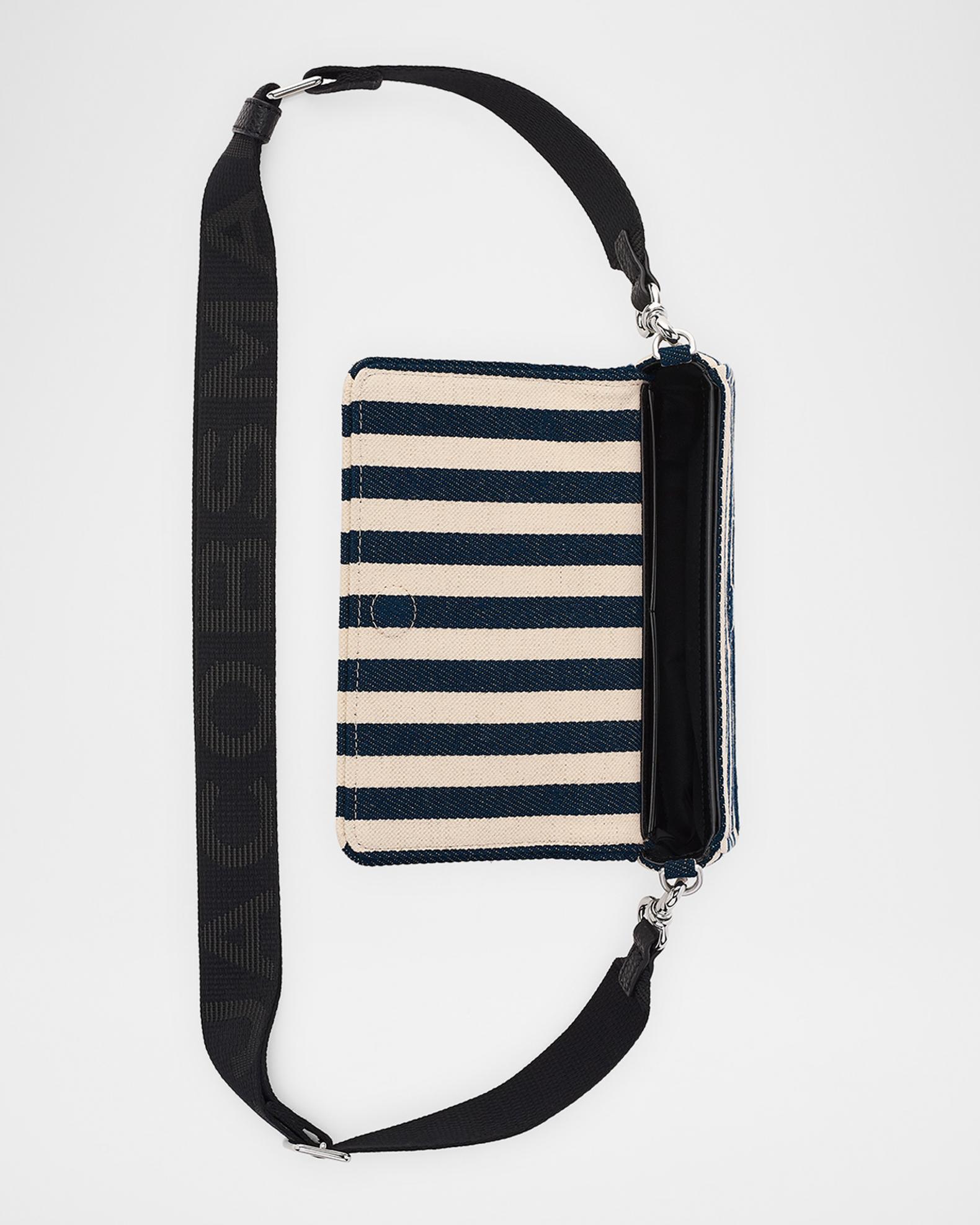 Marc Jacobs The Mini Striped Canvas Crossbody Bag | Neiman Marcus