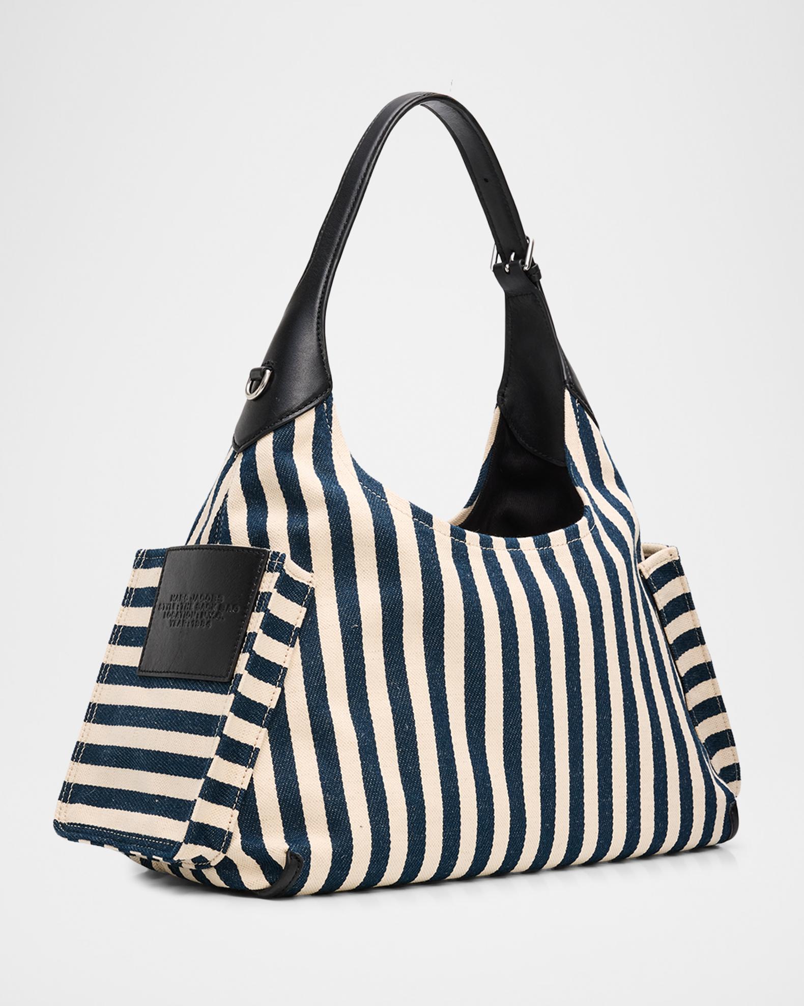 Marc Jacobs The Stripe Canvas Belted Sack Bag | Neiman Marcus