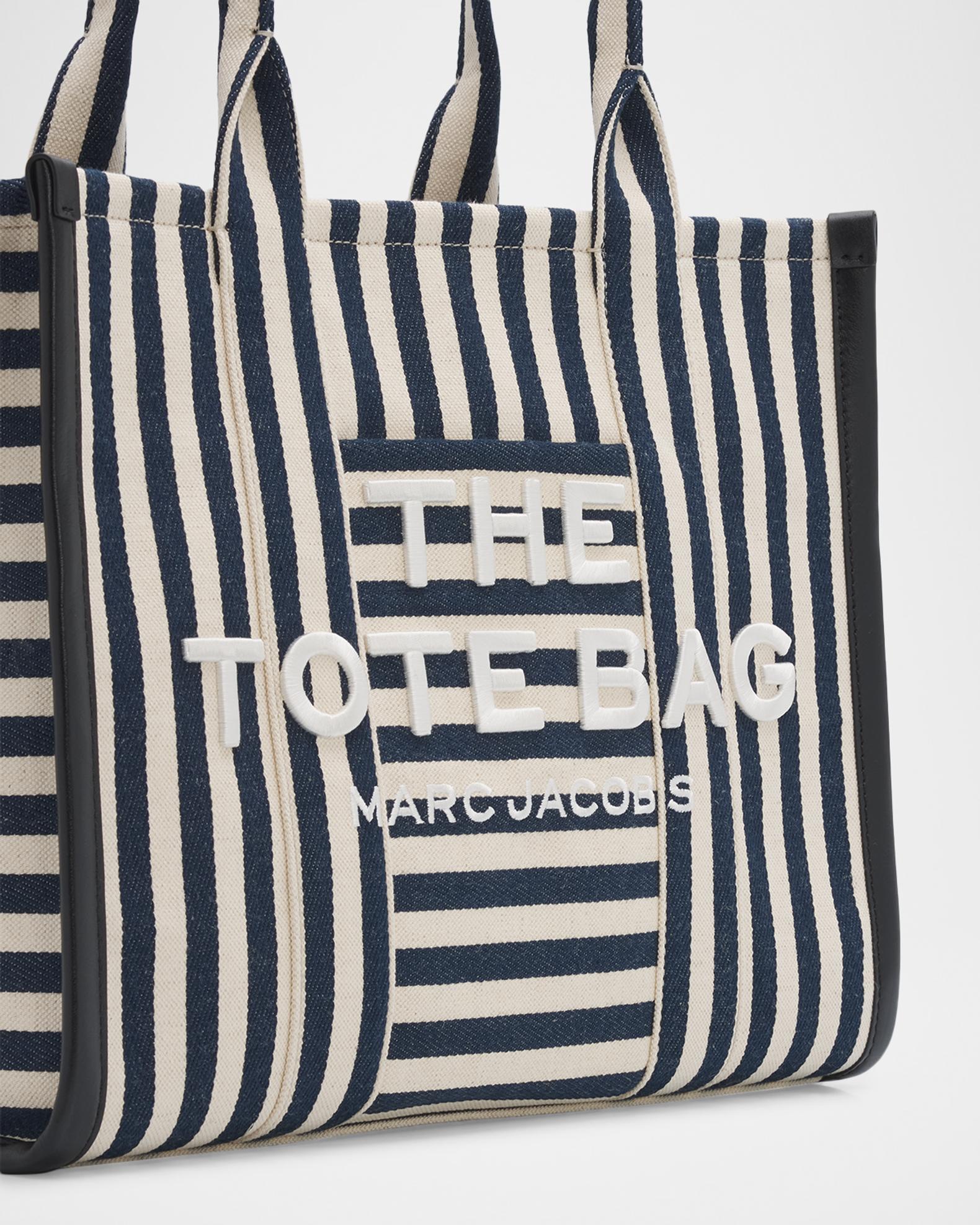 Marc Jacobs The Striped Canvas Large Tote Bag | Neiman Marcus