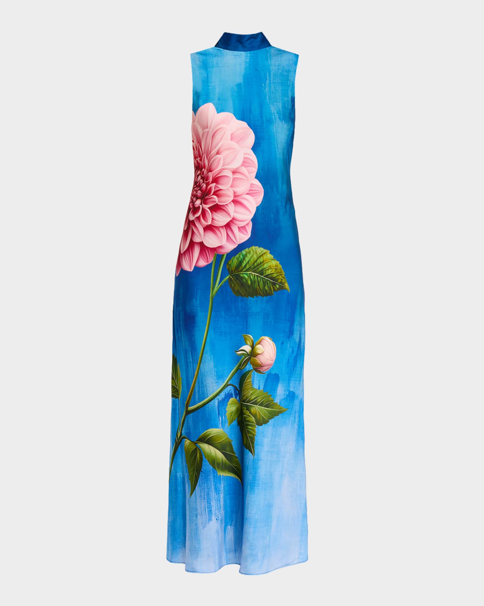 Elie Tahari The Sonja Garden Ombr Floral-Print Maxi Dress | Neiman Marcus