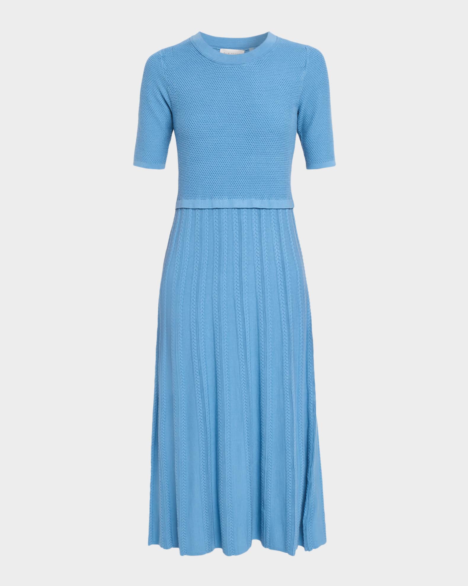 Elie Tahari Women's The Vesper Sweater Dress - Blue - Size S - Fountain Blue