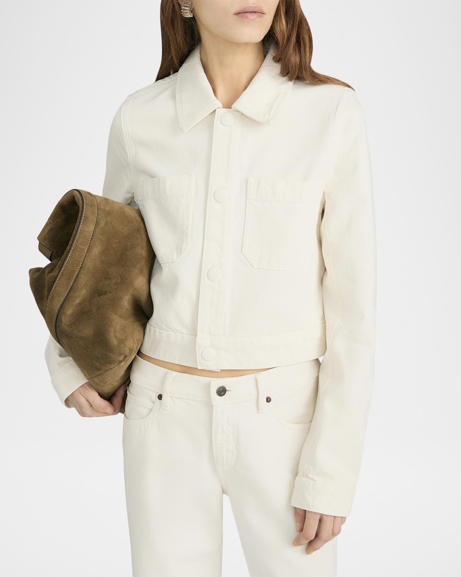 FRAME The Small Denim Jacket | Neiman Marcus