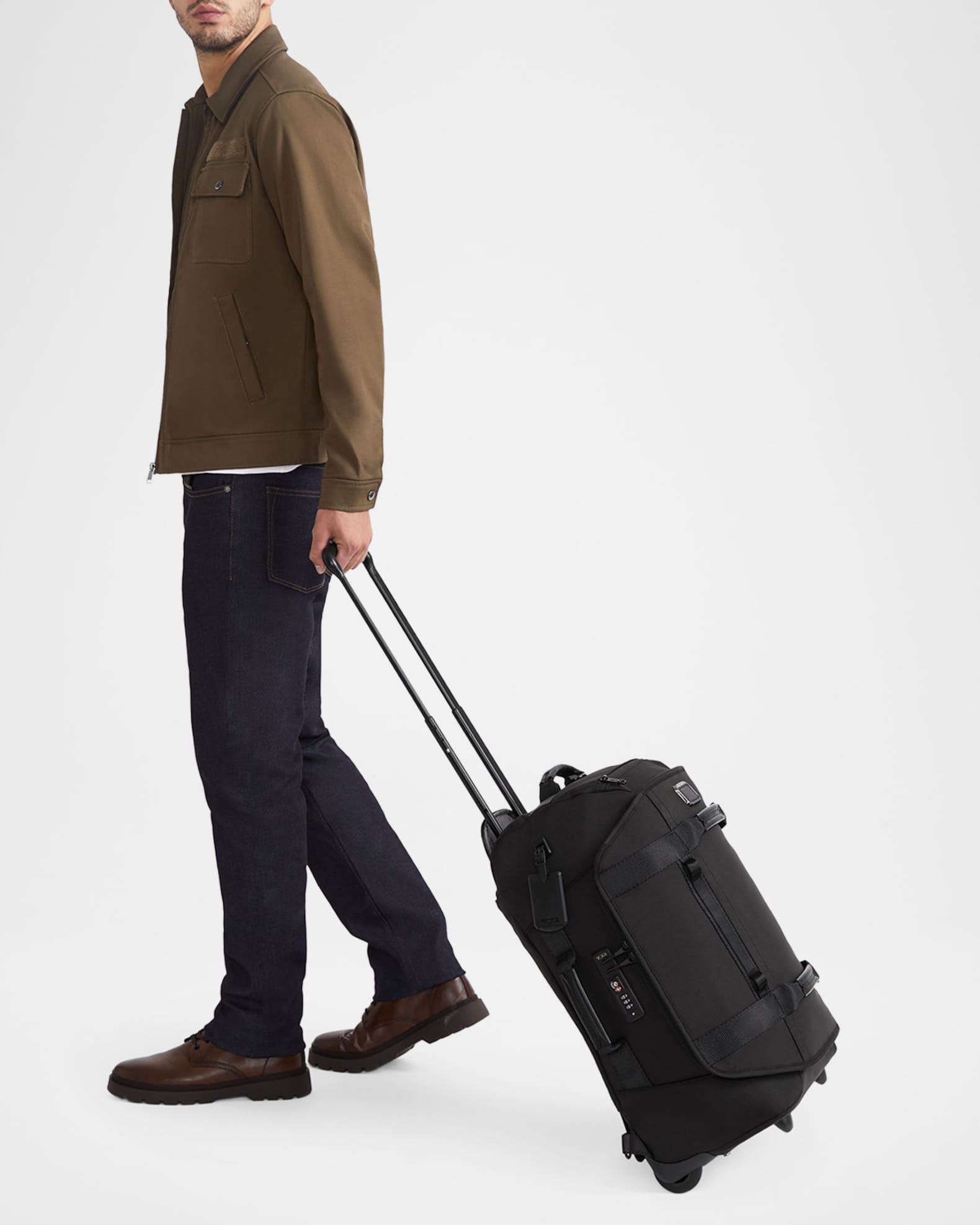 Tumi Alpha Bravo Wheeled Duffel Carry-On Backpack | Neiman Marcus