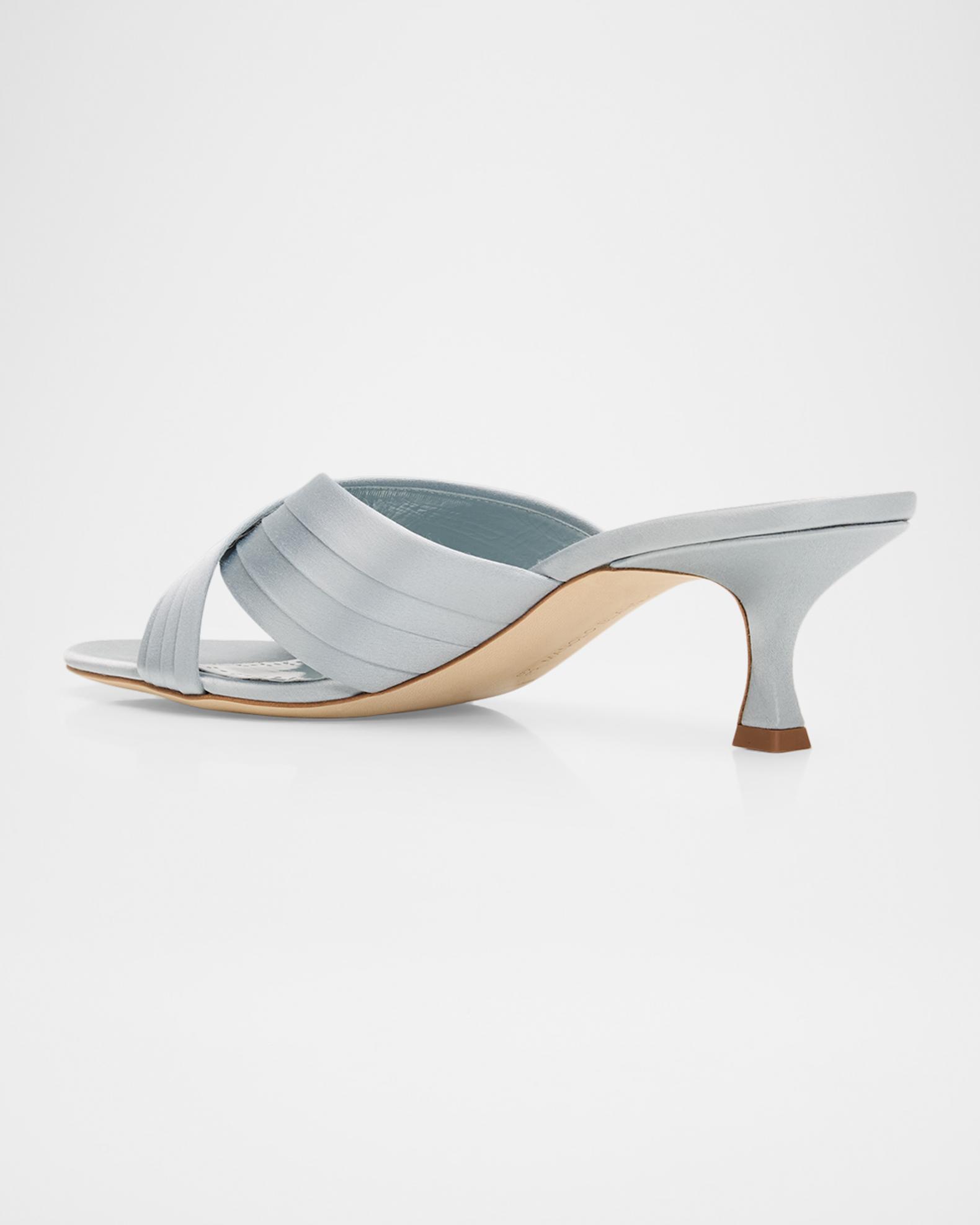 Manolo Blahnik エスメラルダ サマーハイヒール カスタニール 40