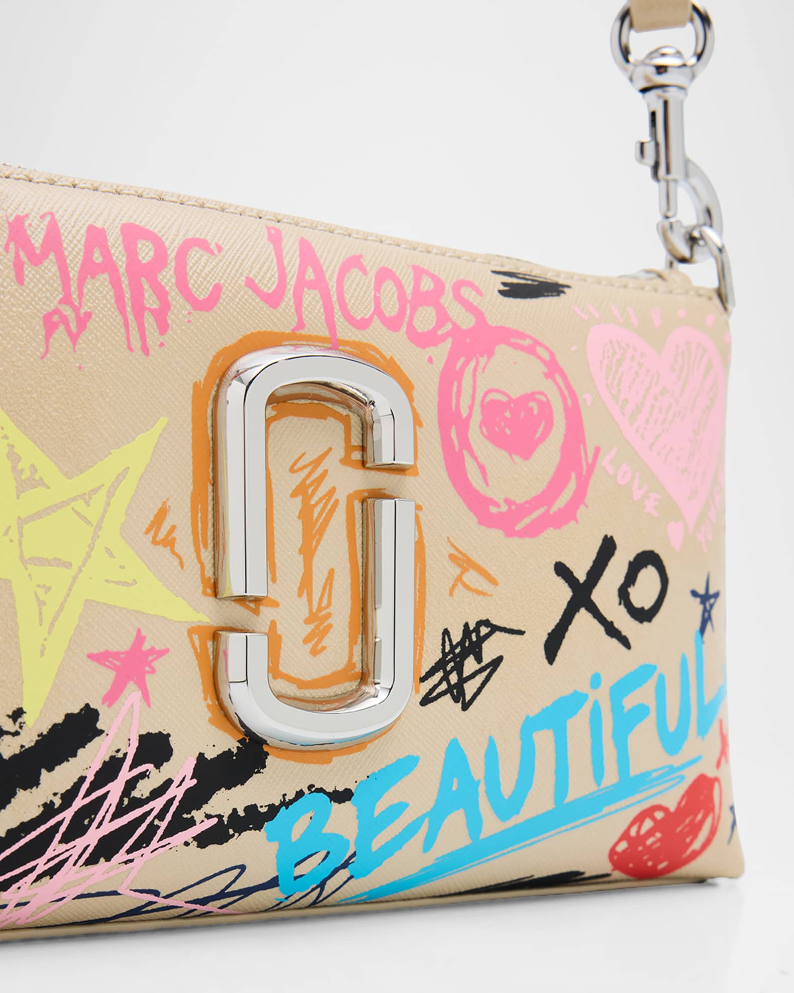MARC by Marc Jacobs The Punk Scribble Snapshot Pochette Shoulder