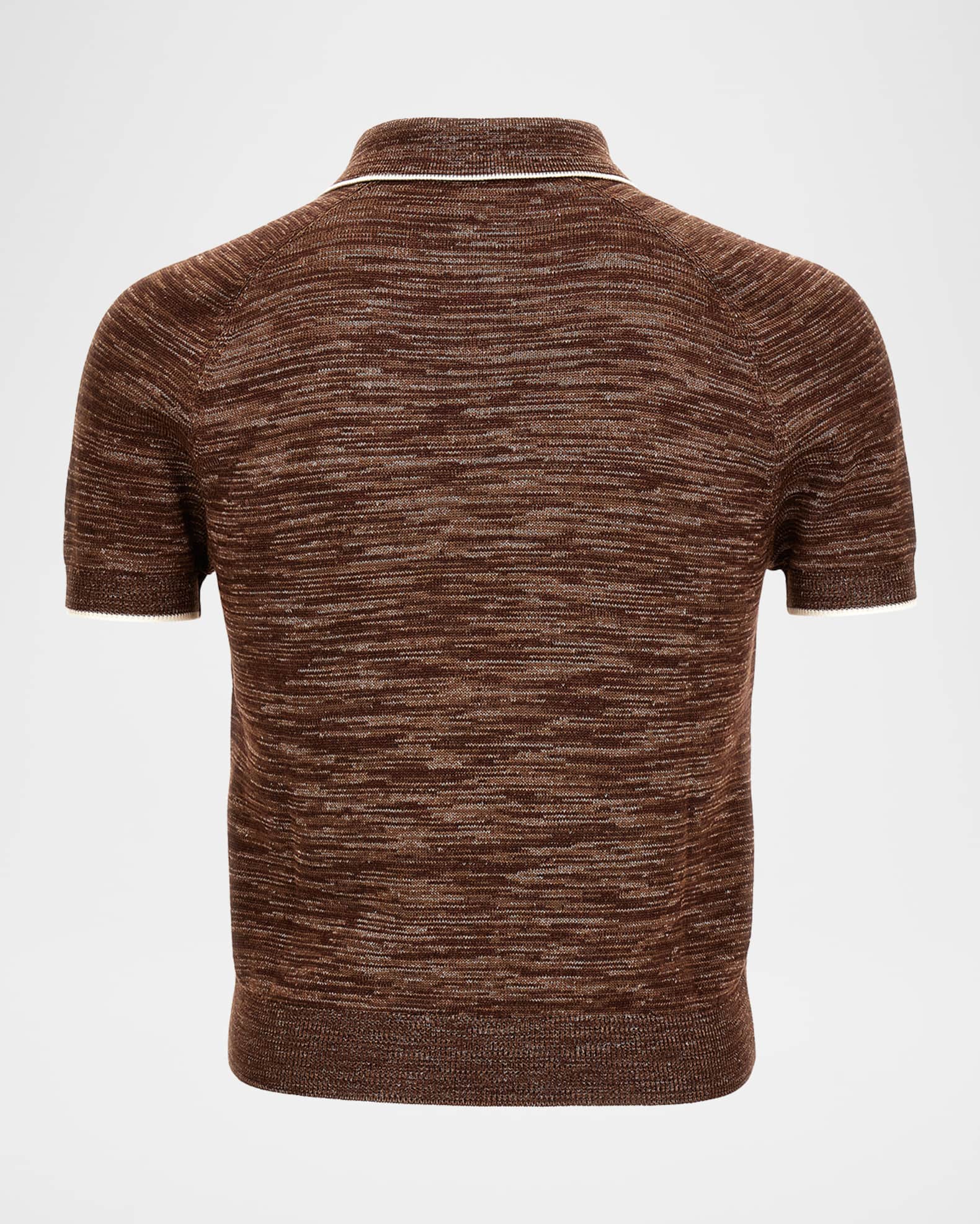 Versace Men's Mouline Jacquard Knit Polo | Neiman Marcus