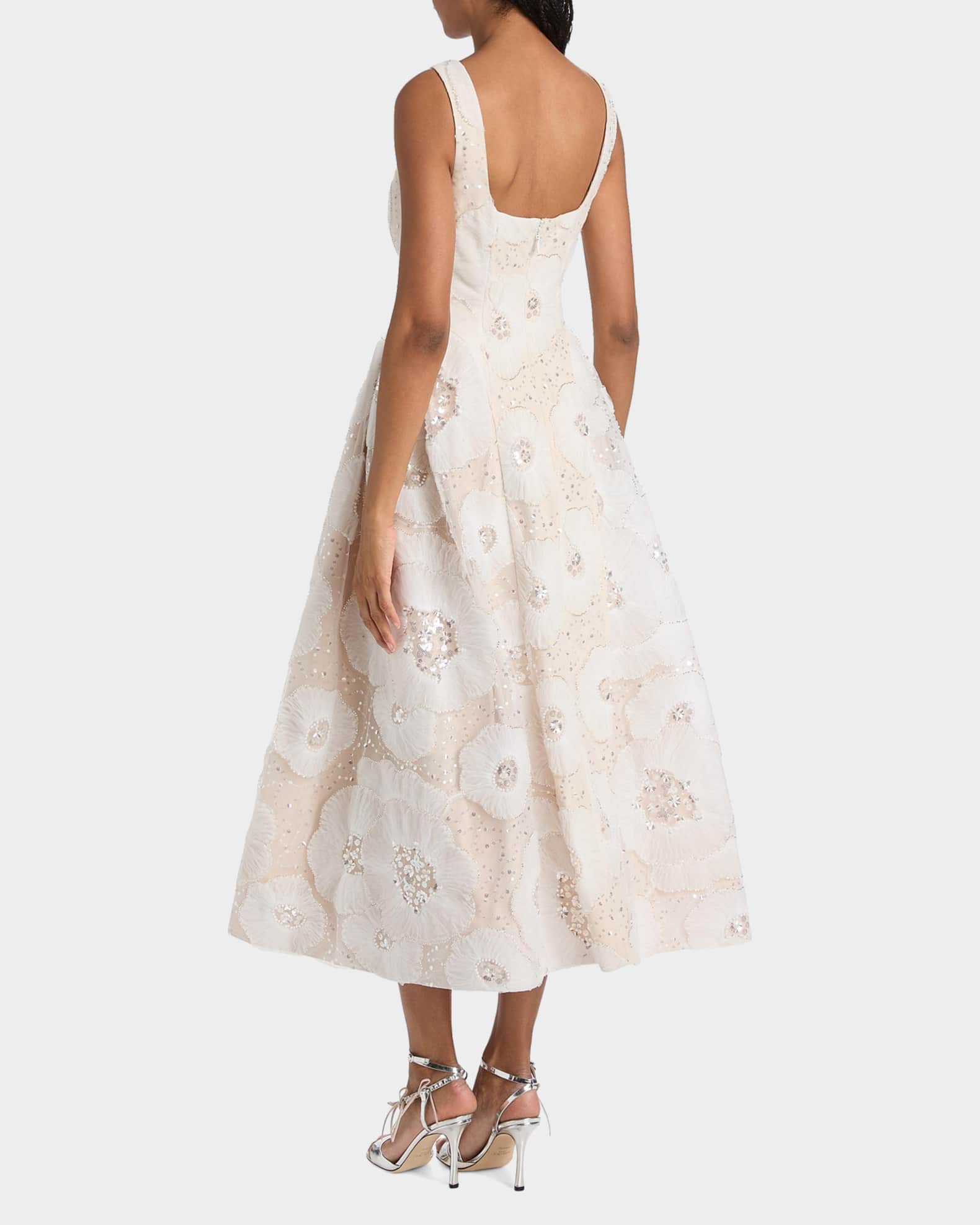 chinese dress ladies Milly Simone Strapless Midi Dress