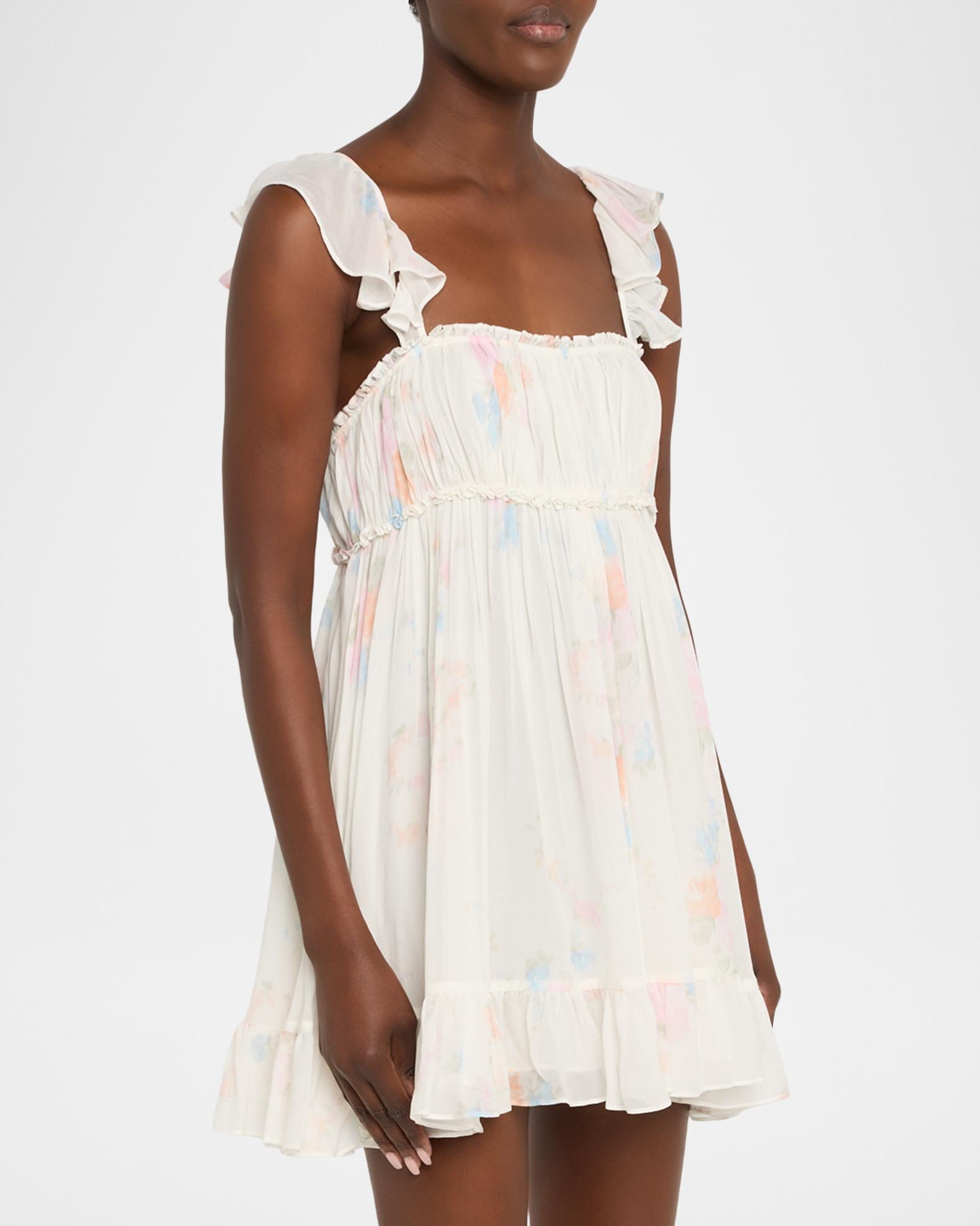 LoveShackFancy Zanira Floral Mini Dress | Neiman Marcus