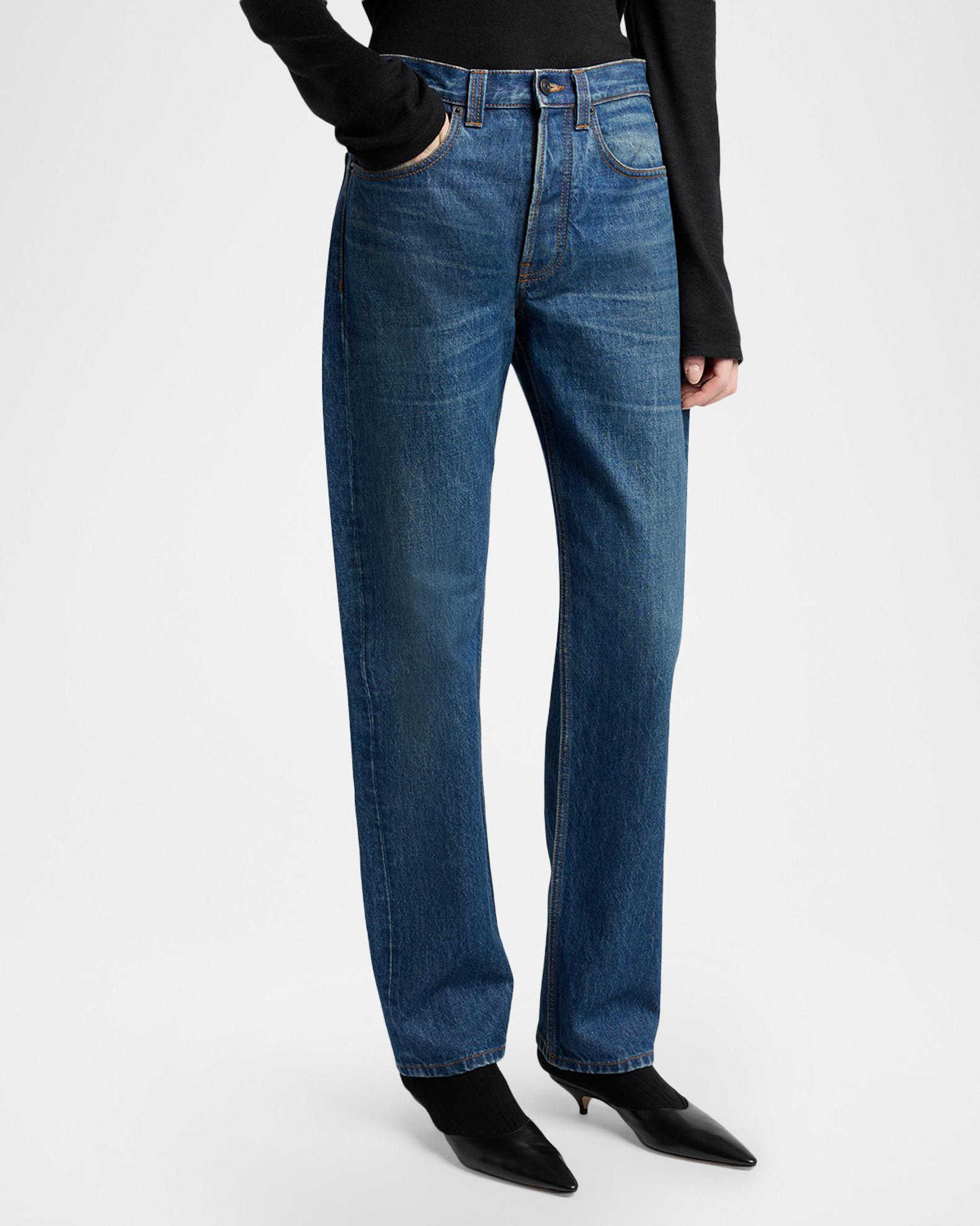 THE ROW Daciana Straight-Leg Denim Jeans | Neiman Marcus