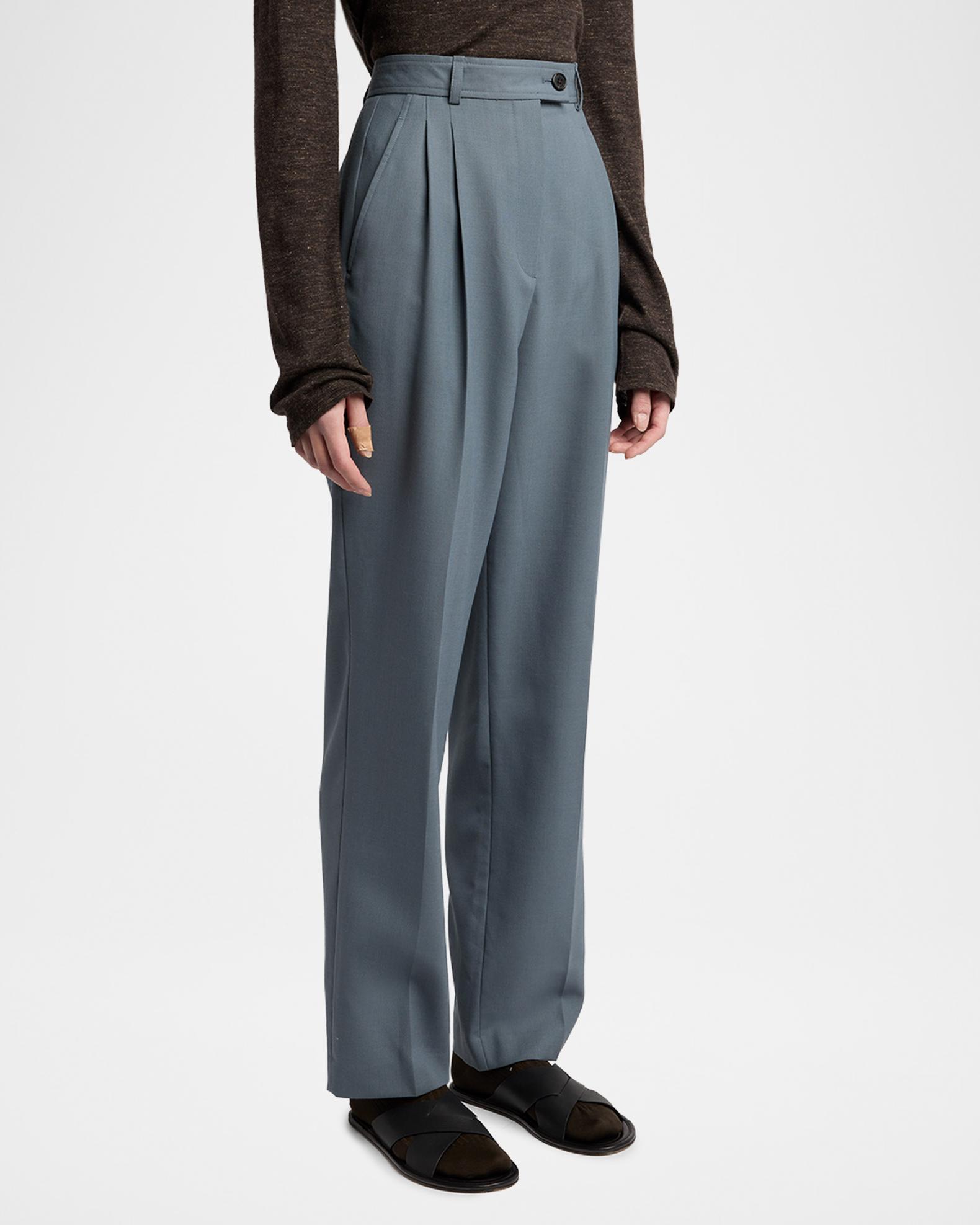 THE ROW Ragnar Tapered Wool Suiting Pants | Neiman Marcus