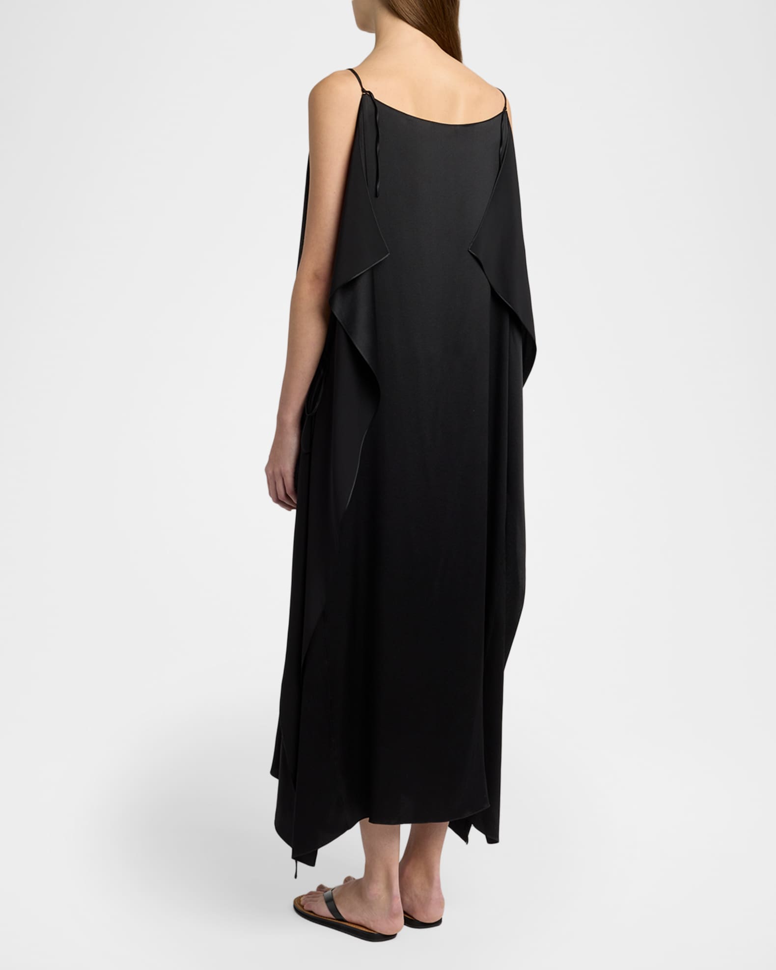 kylo maxi dress KYLO PLUNGE COWL MAXI DRESS - WHITE