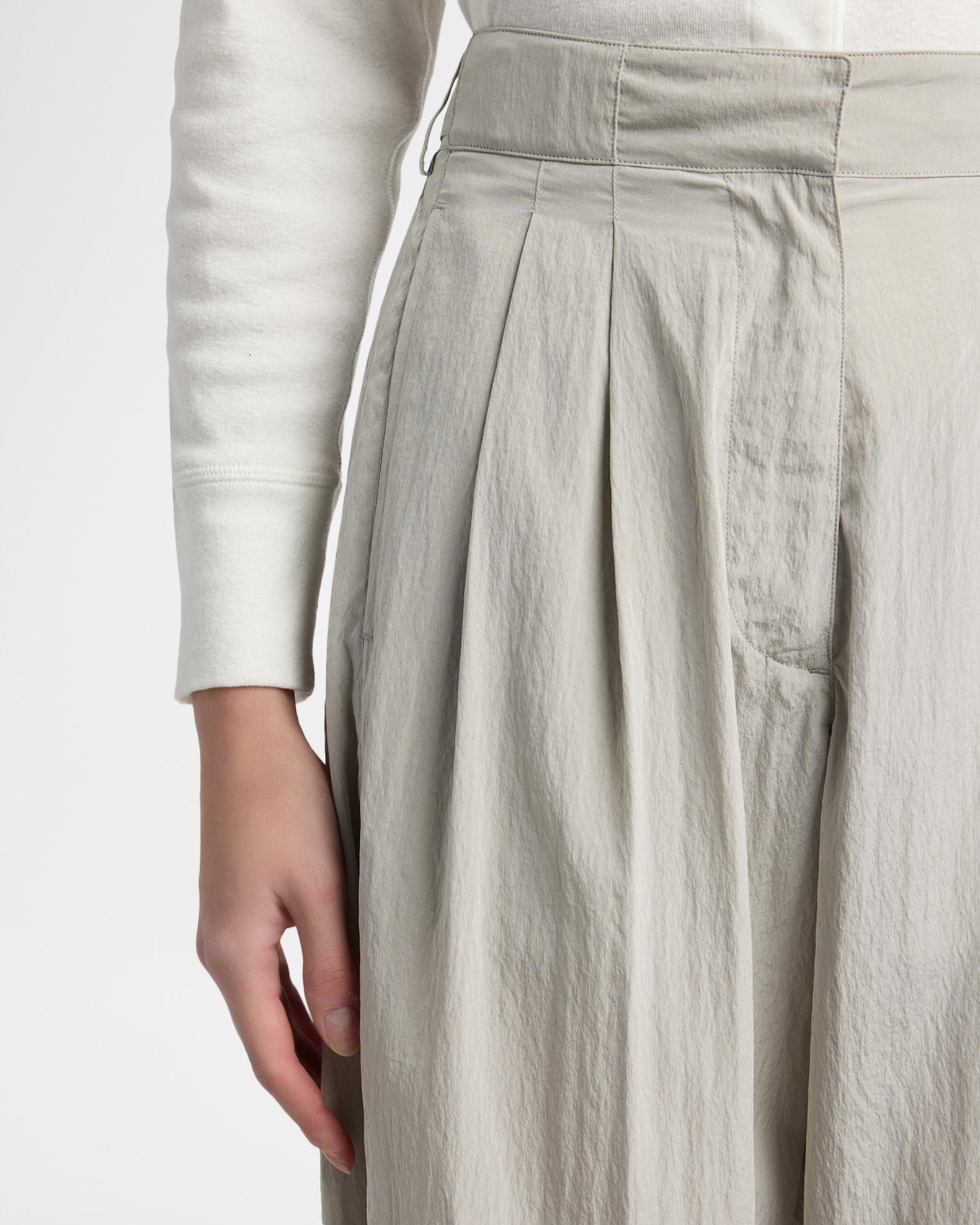 The Row Iven Low-Rise Crinkled Barrel-Leg Pants | Neiman Marcus