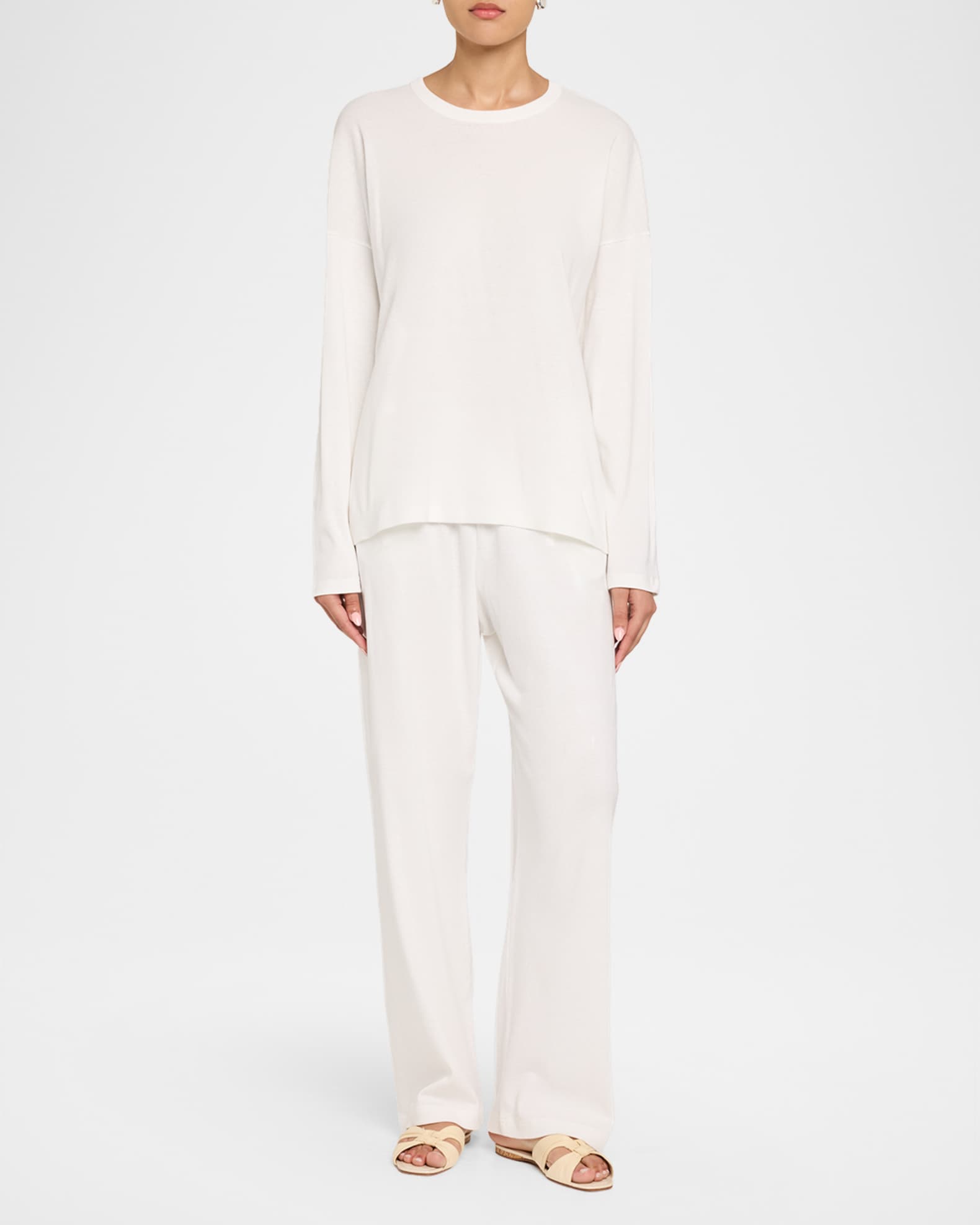THE ROW Kohana Straight-Leg Pull-On Pants | Neiman Marcus