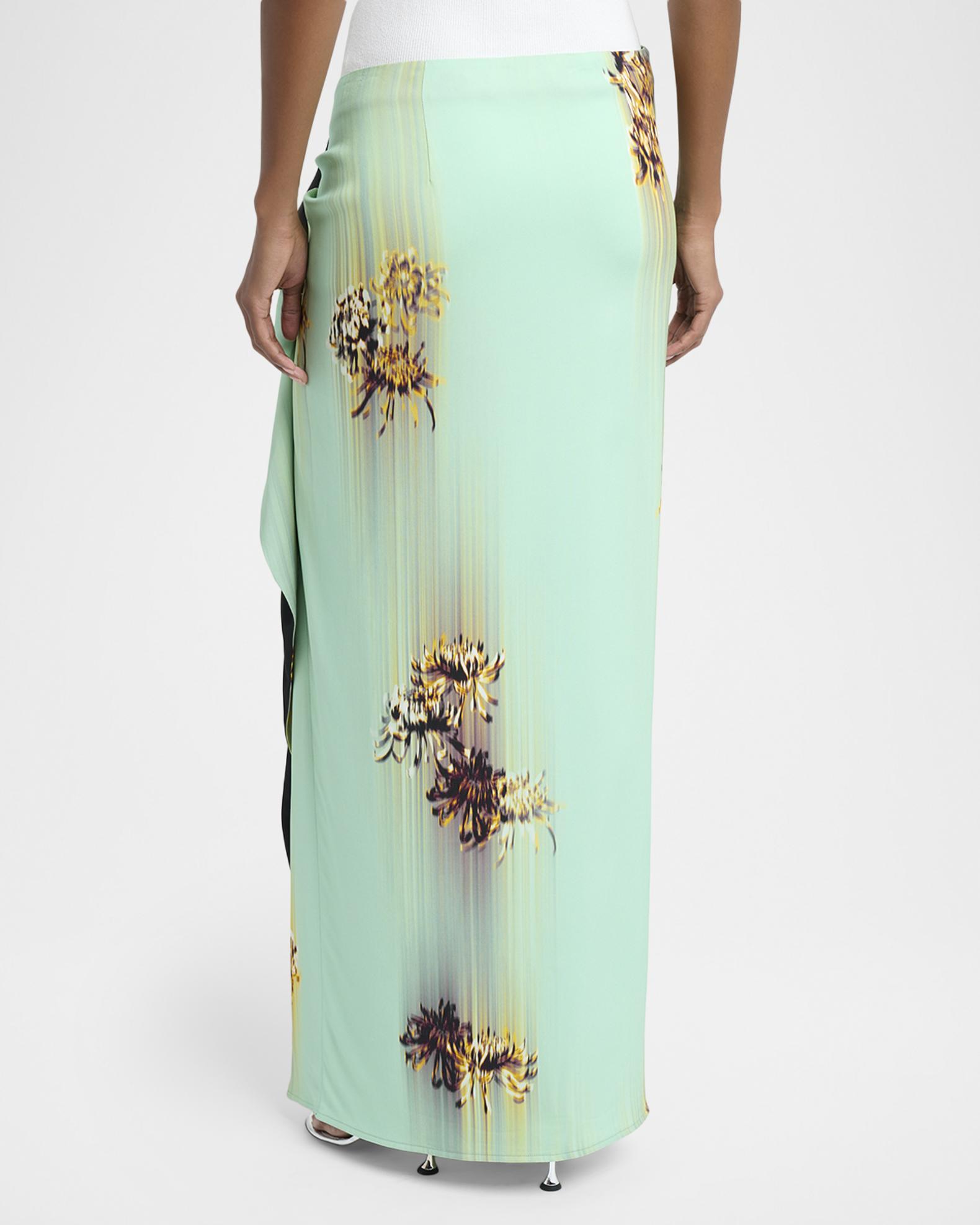 Proenza Schouler Cella Printed Double Crepe Skirt | Neiman Marcus
