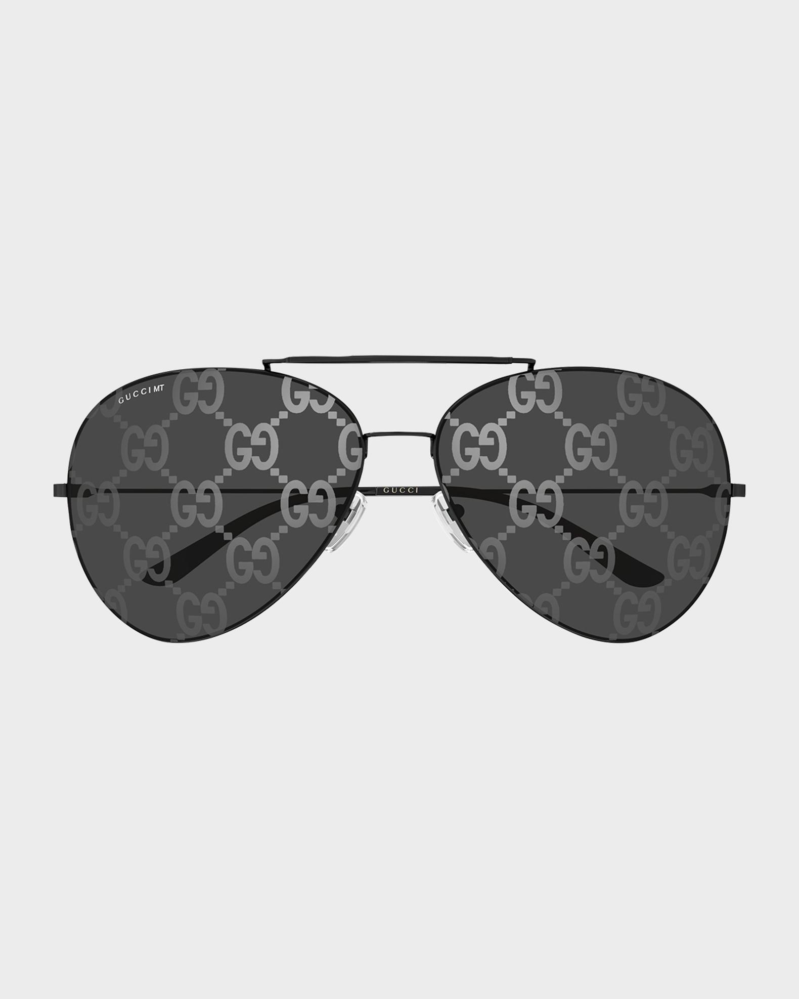 Gucci Men's GG2172S-002 Metal Pilot Sunglasses | Neiman Marcus