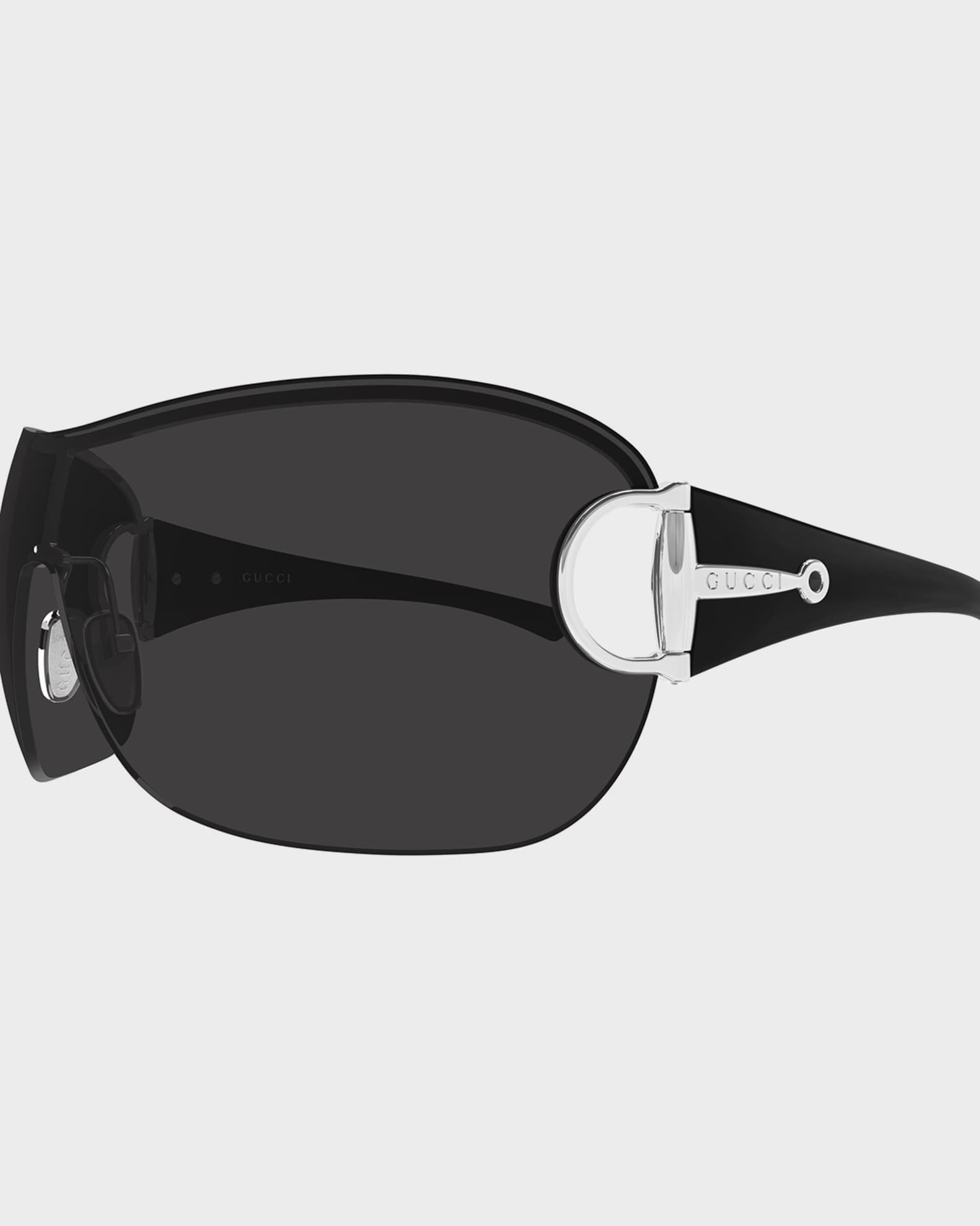 Gucci Men's GG2174S-001 Frameless Mask Sunglasses | Neiman Marcus