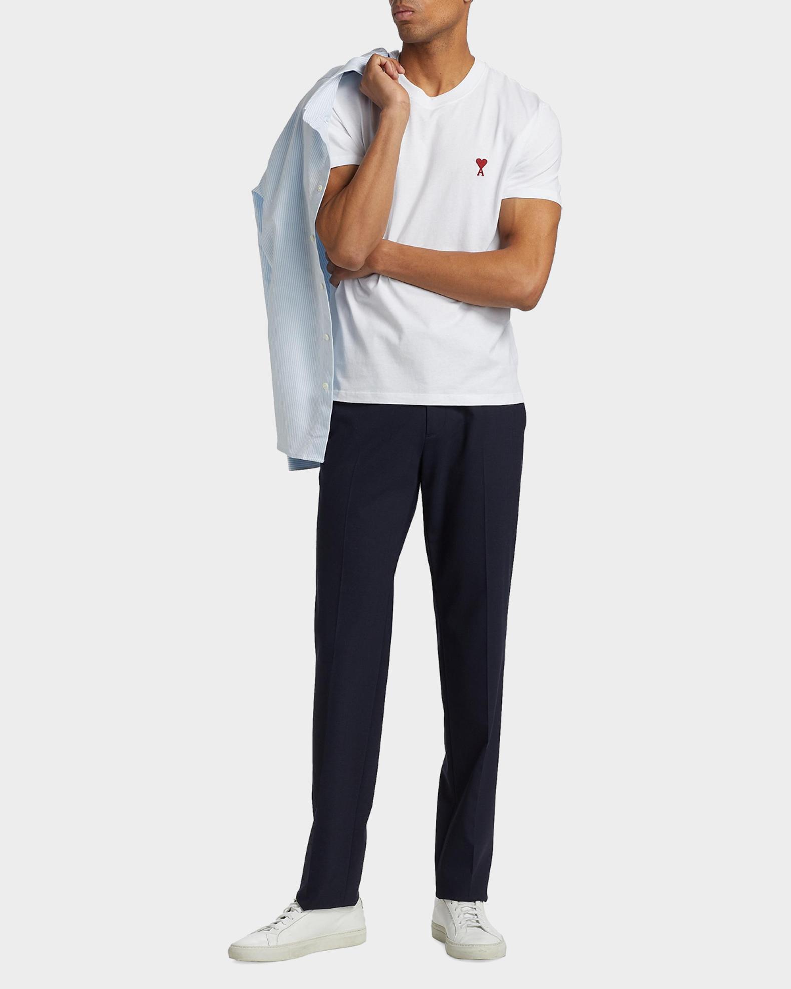 Ami Paris Men's Ami de Coeur Cotton Jersey Crewneck T-Shirt