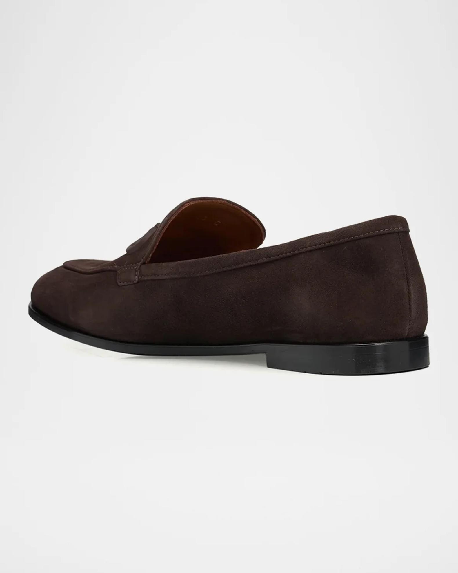 FERRAGAMO Suede Gancini Loafers | Neiman Marcus