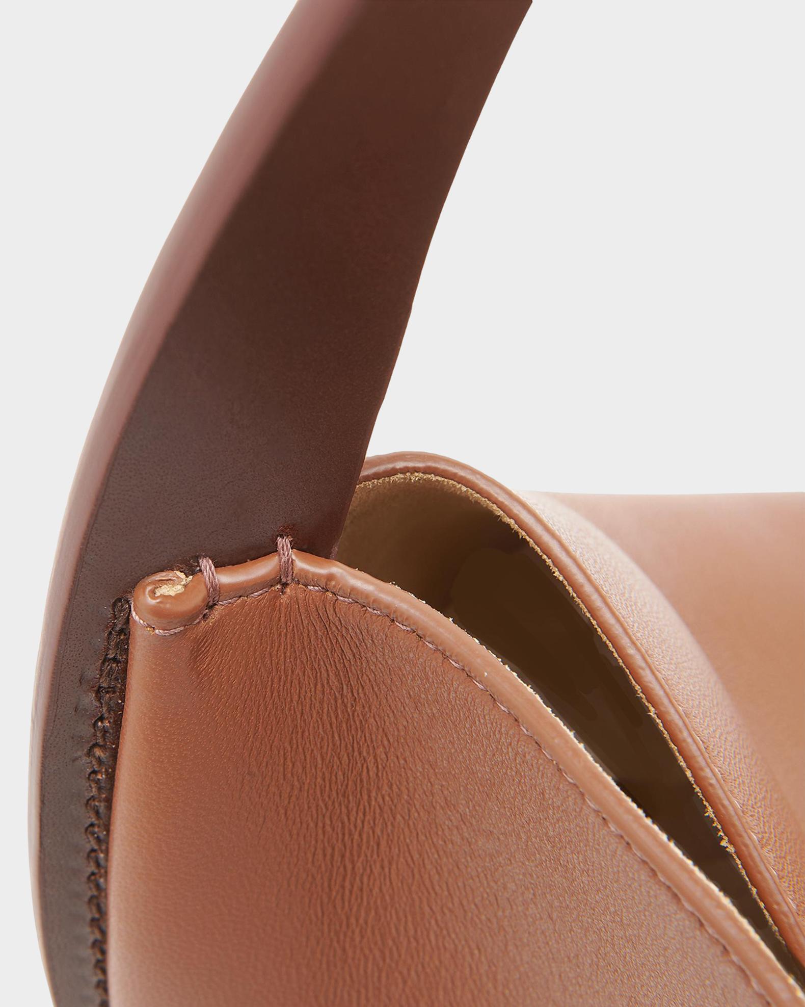 Jil Sander Pivot Oval Leather Hobo Bag | Neiman Marcus